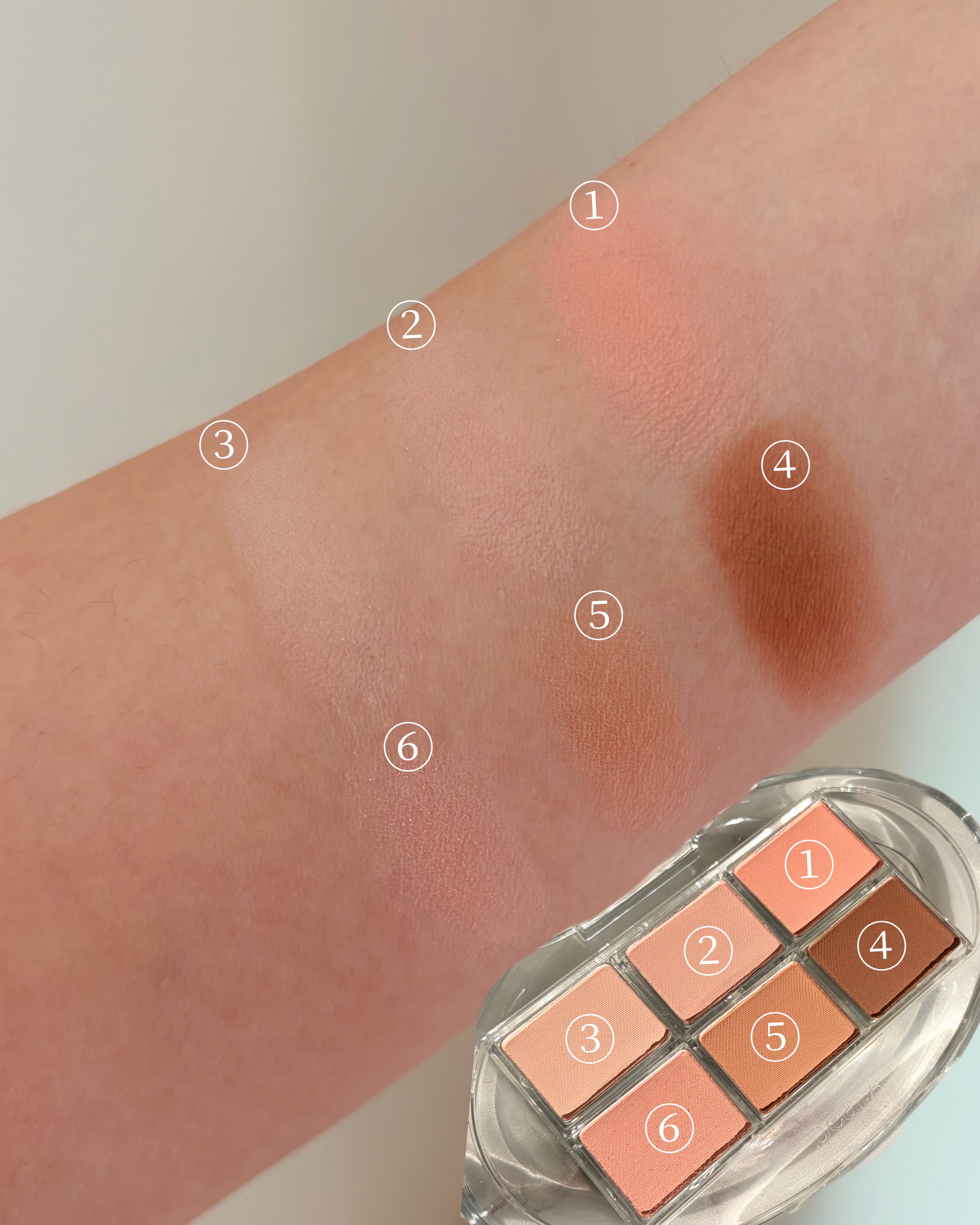 パーフェクトマッチアイシャドウパレット/Dear.A/アイシャドウパレットを使ったクチコミ（3枚目）