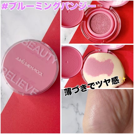 アーティストクッションブラッシュ/JUNG SAEM MOOL/リキッドチークを使ったクチコミ(2枚目)