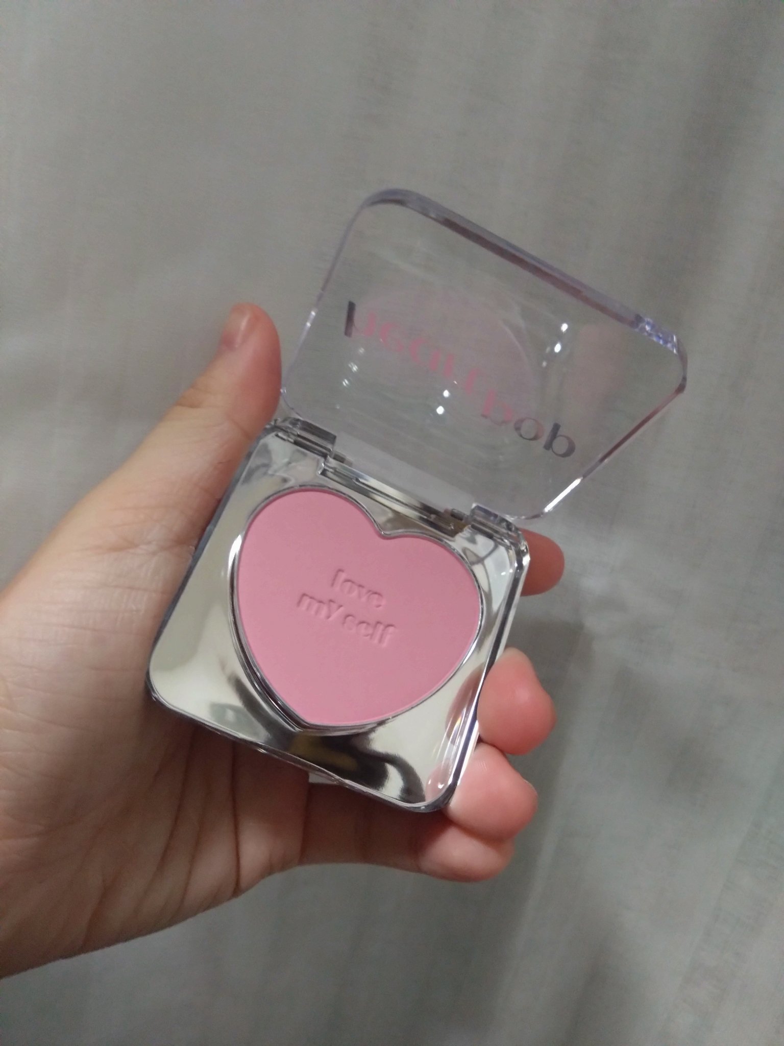 ハートポップブラッシャーN/ETUDE/パウダーチークを使ったクチコミ（1枚目）