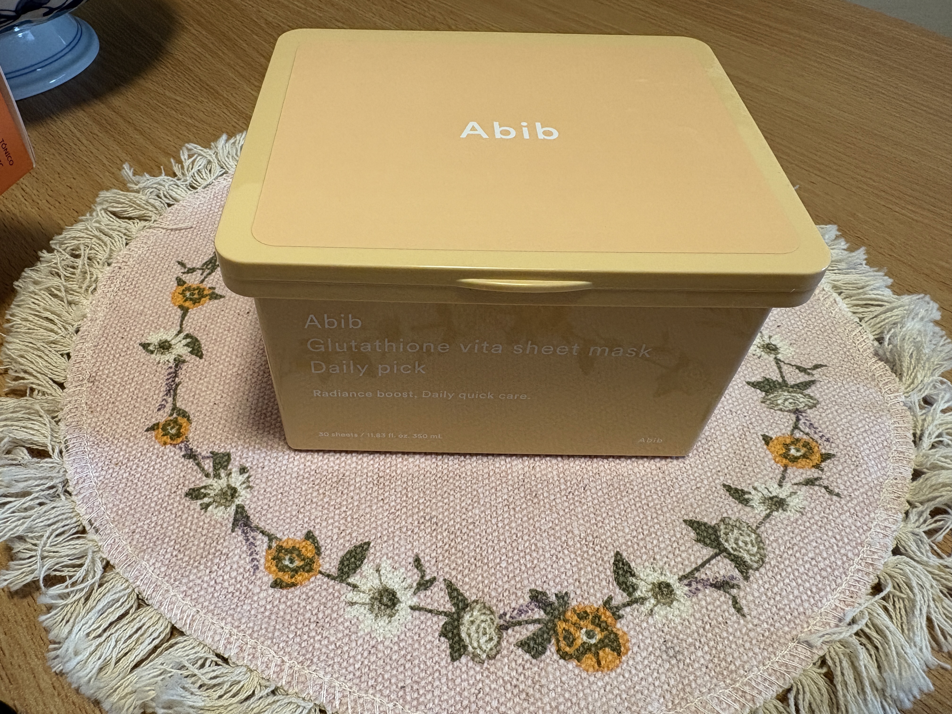 グルタチオンビタシートマスク デイリーピック/Abib /シートマスク・パックを使ったクチコミ（1枚目）