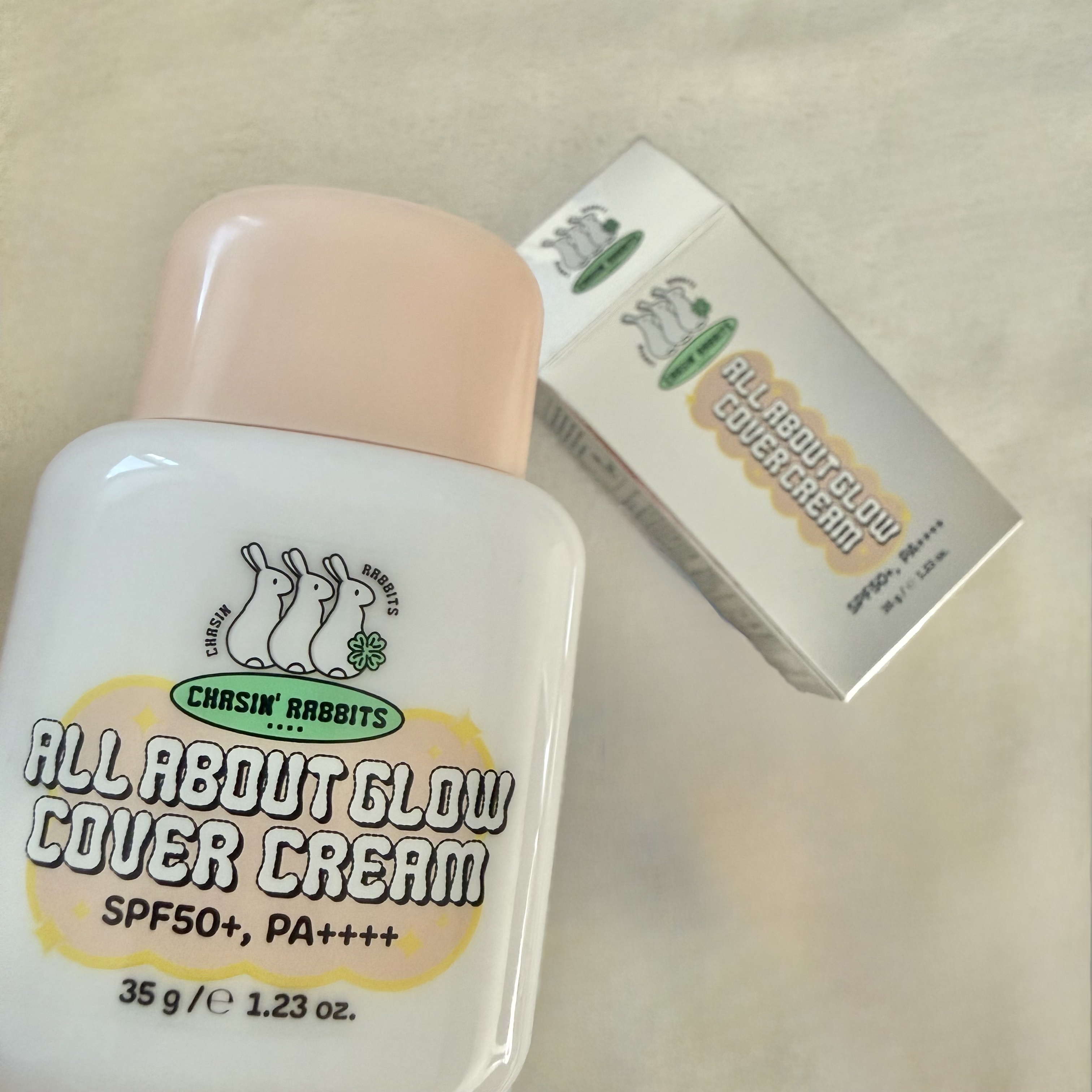 オールアバウトグロウカバークリーム/CHASIN'RABBITS/日焼け止めクリームを使ったクチコミ（1枚目）