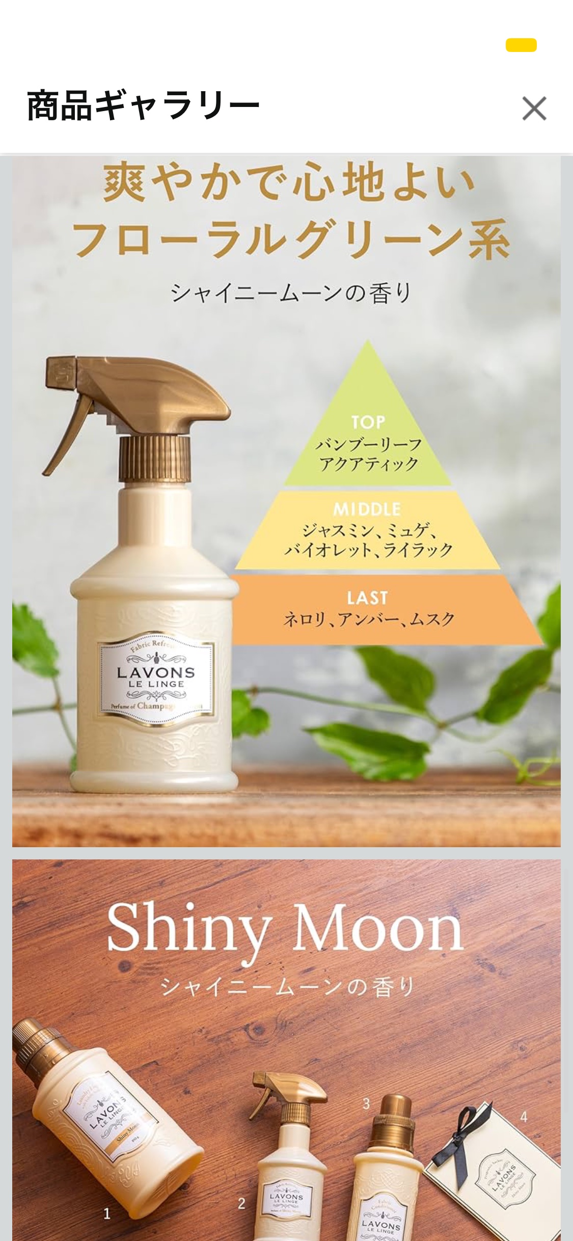 ラボン ファブリックミスト シャイニームーンのクチコミ「#ラボン
#ファブリックミストシャイニームーン
#消臭 
#プチプラ 
#垢抜け 
#2026.....」（3枚目）