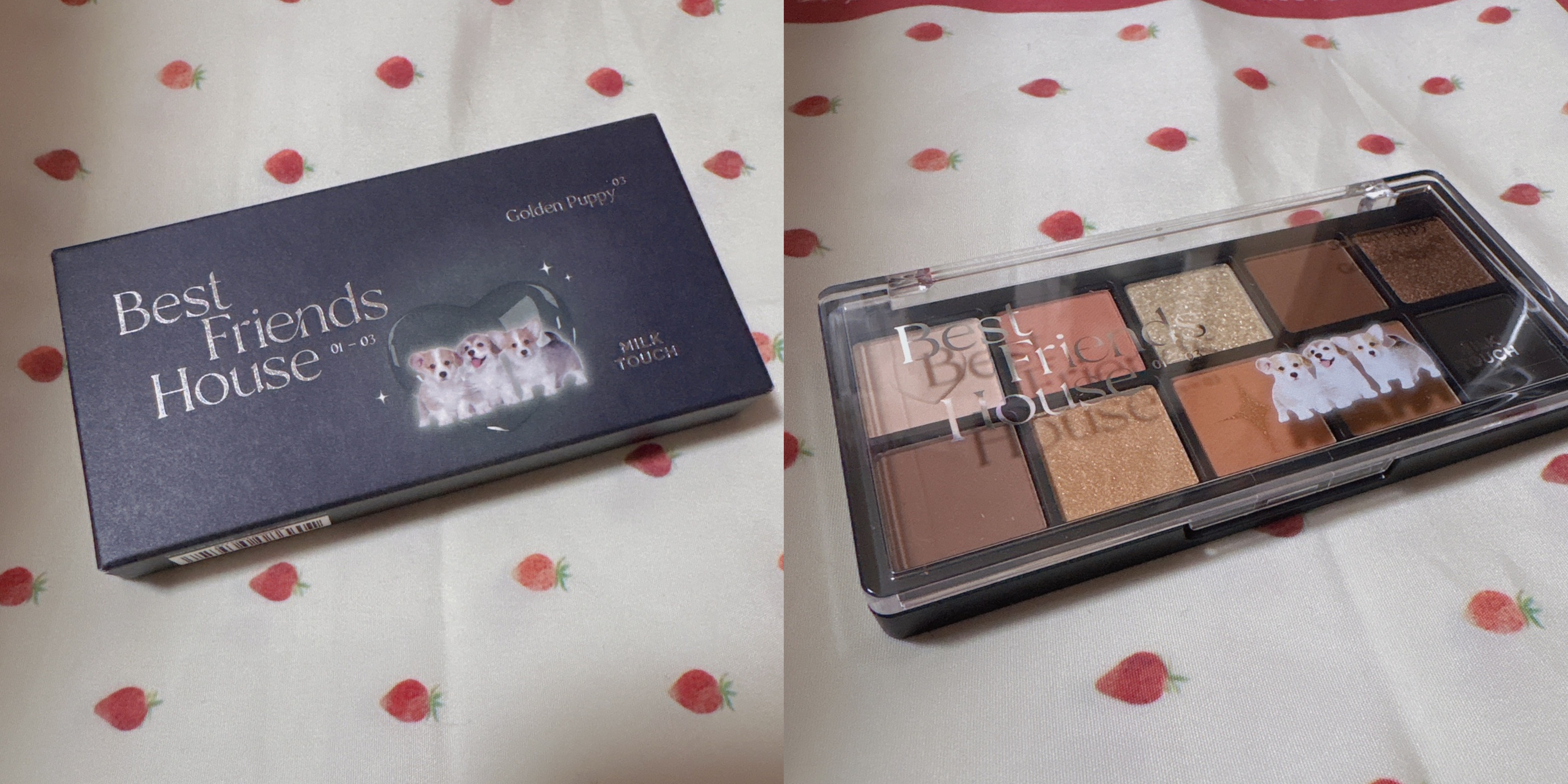 ビーマイベストフレンズハウスパレット/Milk Touch/アイシャドウパレットを使ったクチコミ（1枚目）