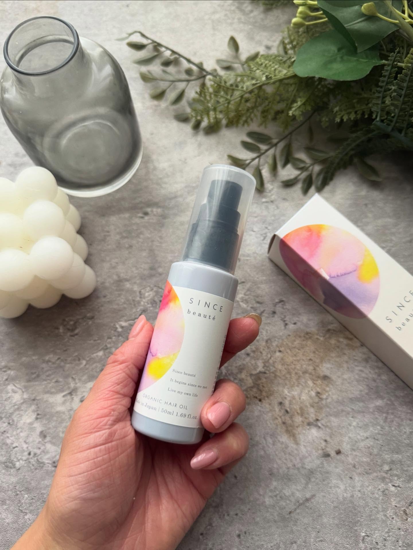 オーガニックヘアオイル/シンスボーテ/ヘアオイルを使ったクチコミ（2枚目）