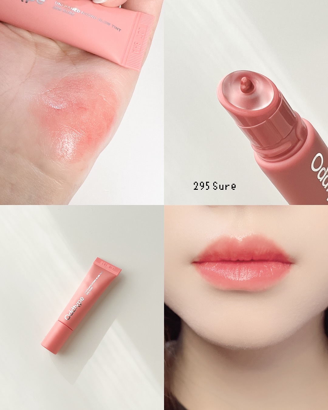 アンフレームドハイドロブロウティント/Oddtype/リップティントを使ったクチコミ（3枚目）
