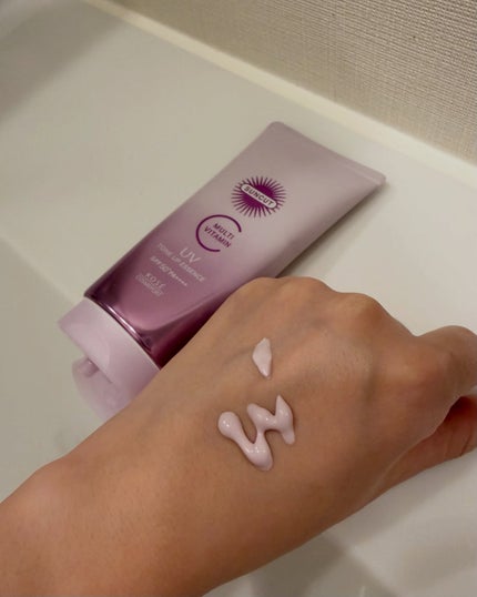 サンカット® マルチビタミン(保湿)トーンアップUV エッセンス クリアラベンダー/サンカット®/日焼け止めローションを使ったクチコミ(5枚目)