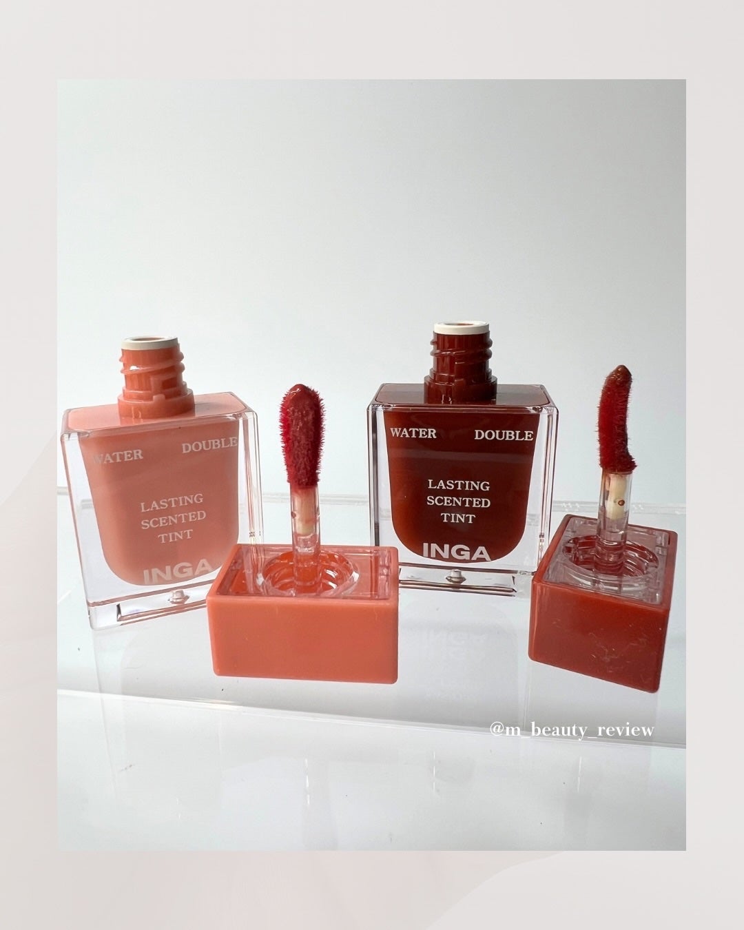 ウォーターダブルラスティングセンティッドティント/INGA/リップティントを使ったクチコミ(2枚目)