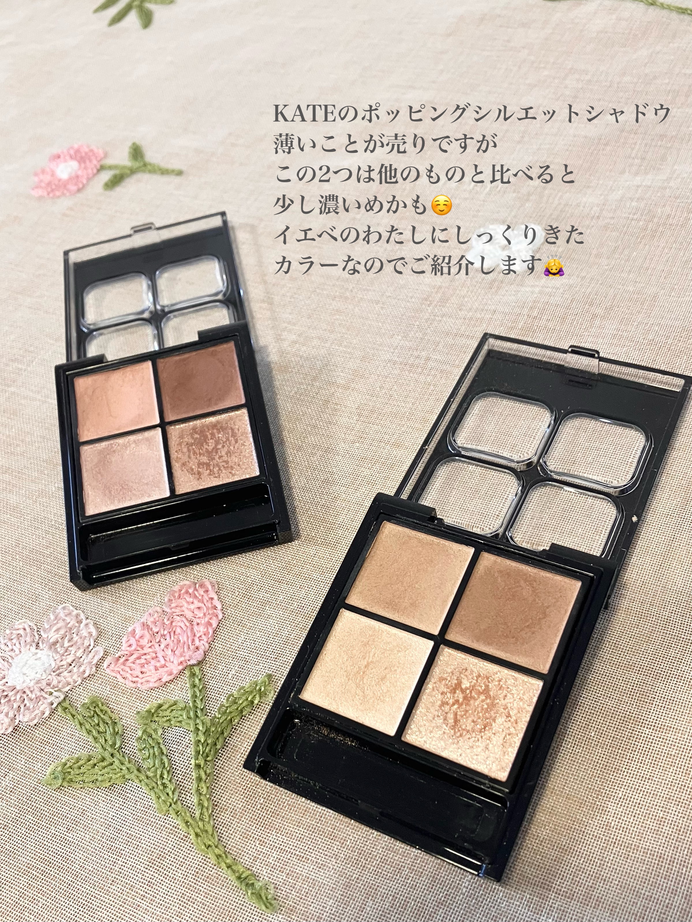 ケイト ポッピングシルエットシャドウ/KATE/アイシャドウパレットを使ったクチコミ（2枚目）