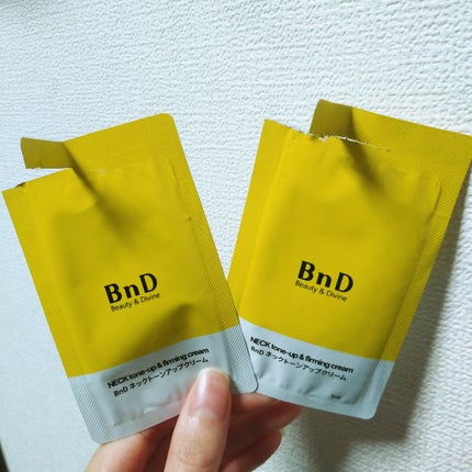BnD ネックアイロン トーンアップ クリーム/BnD/ネック・デコルテケアを使ったクチコミ(1枚目)