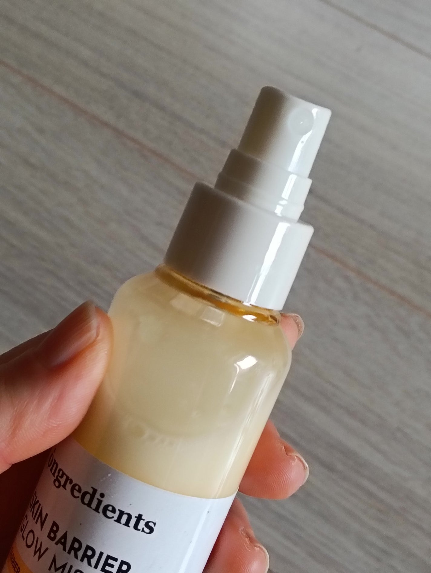 オングリディエンツ スキンバリアグローミスト/Ongredients/ミスト状化粧水を使ったクチコミ(3枚目)
