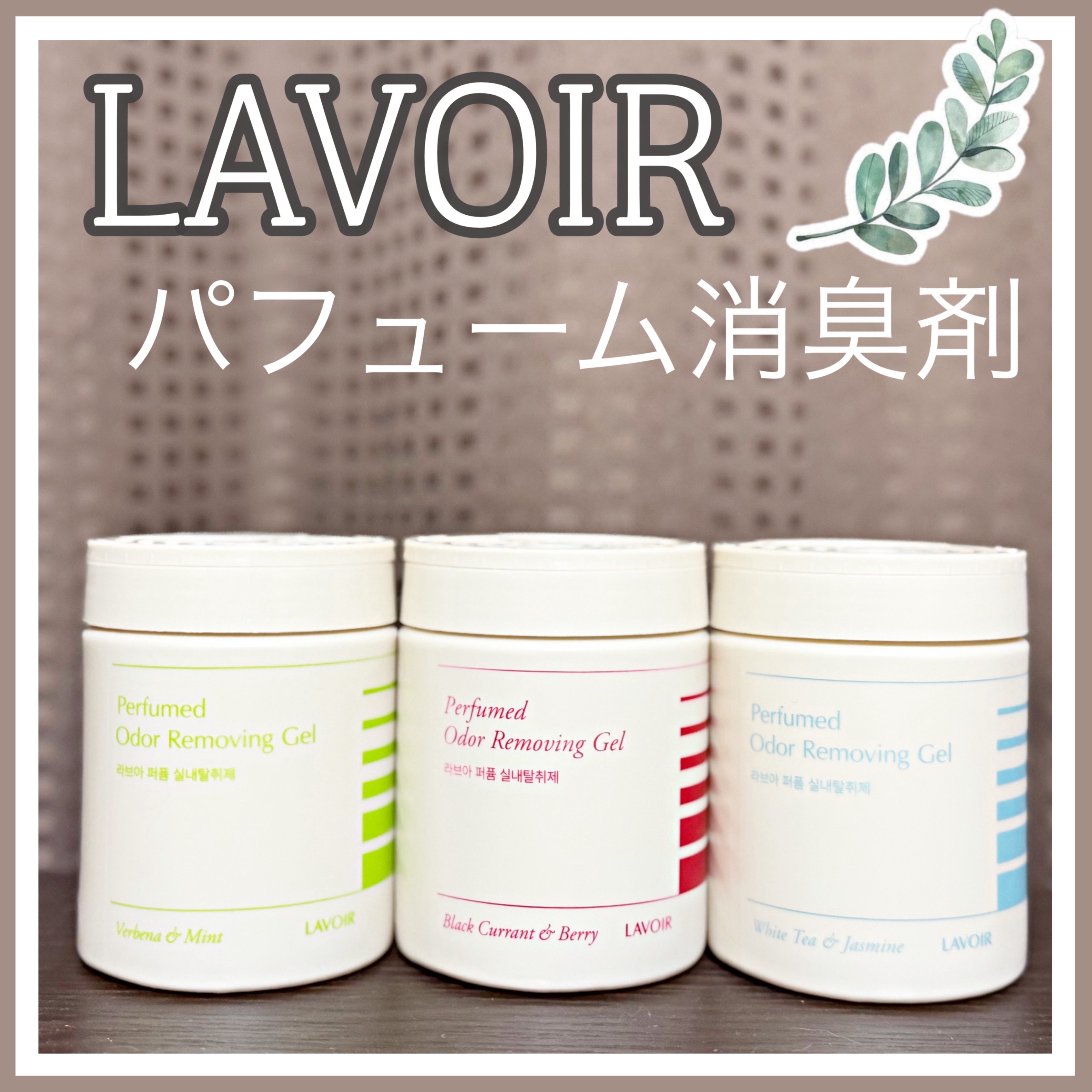 ヴィーガン パフューム 消臭剤 ホワイトティー＆ジャスミン/LAVOIR/ルームフレグランスを使ったクチコミ（1枚目）