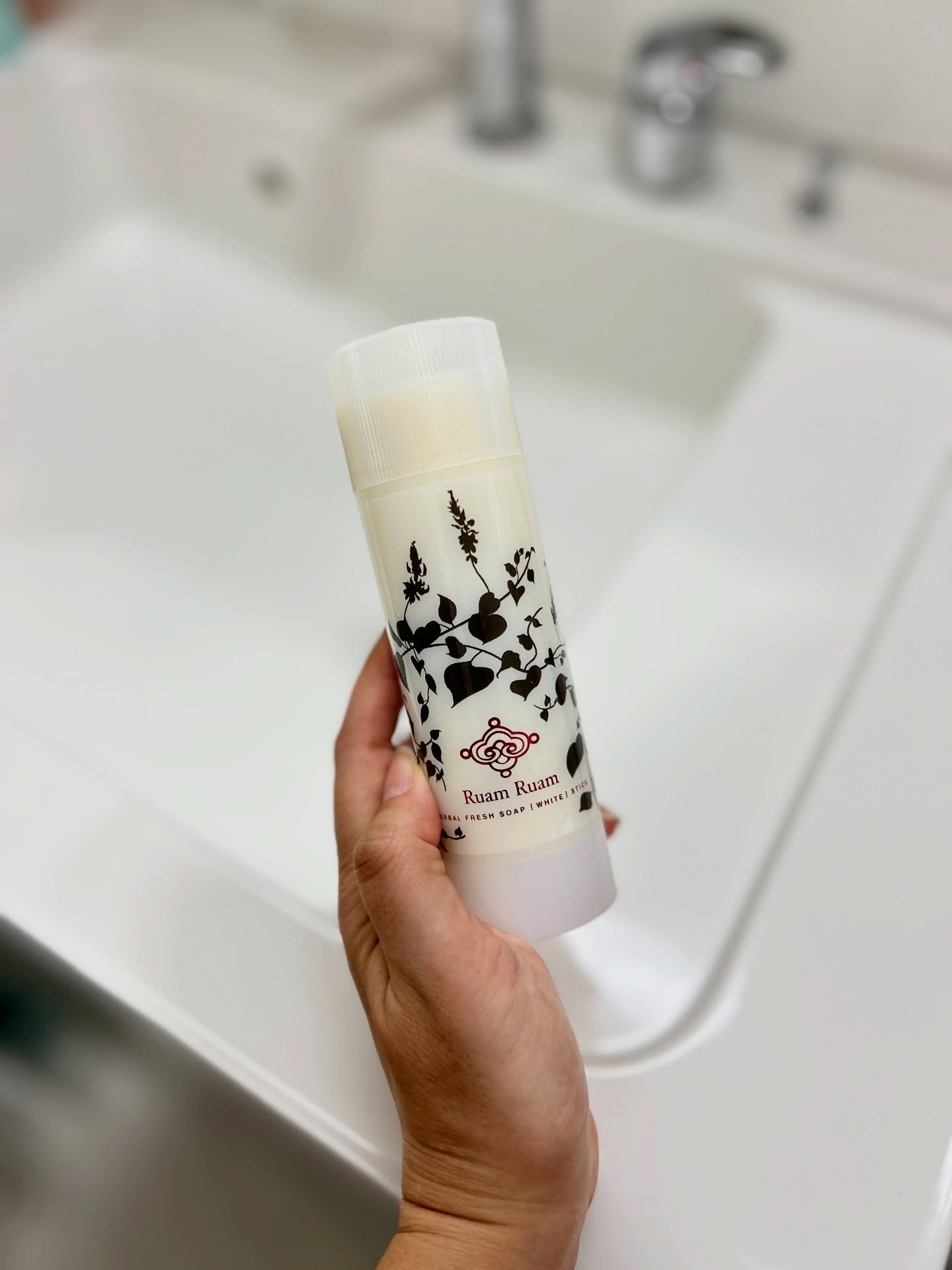 生せっけん スティック [ホワイト] オリジナル/Ruam Ruam/洗顔石鹸を使ったクチコミ（1枚目）