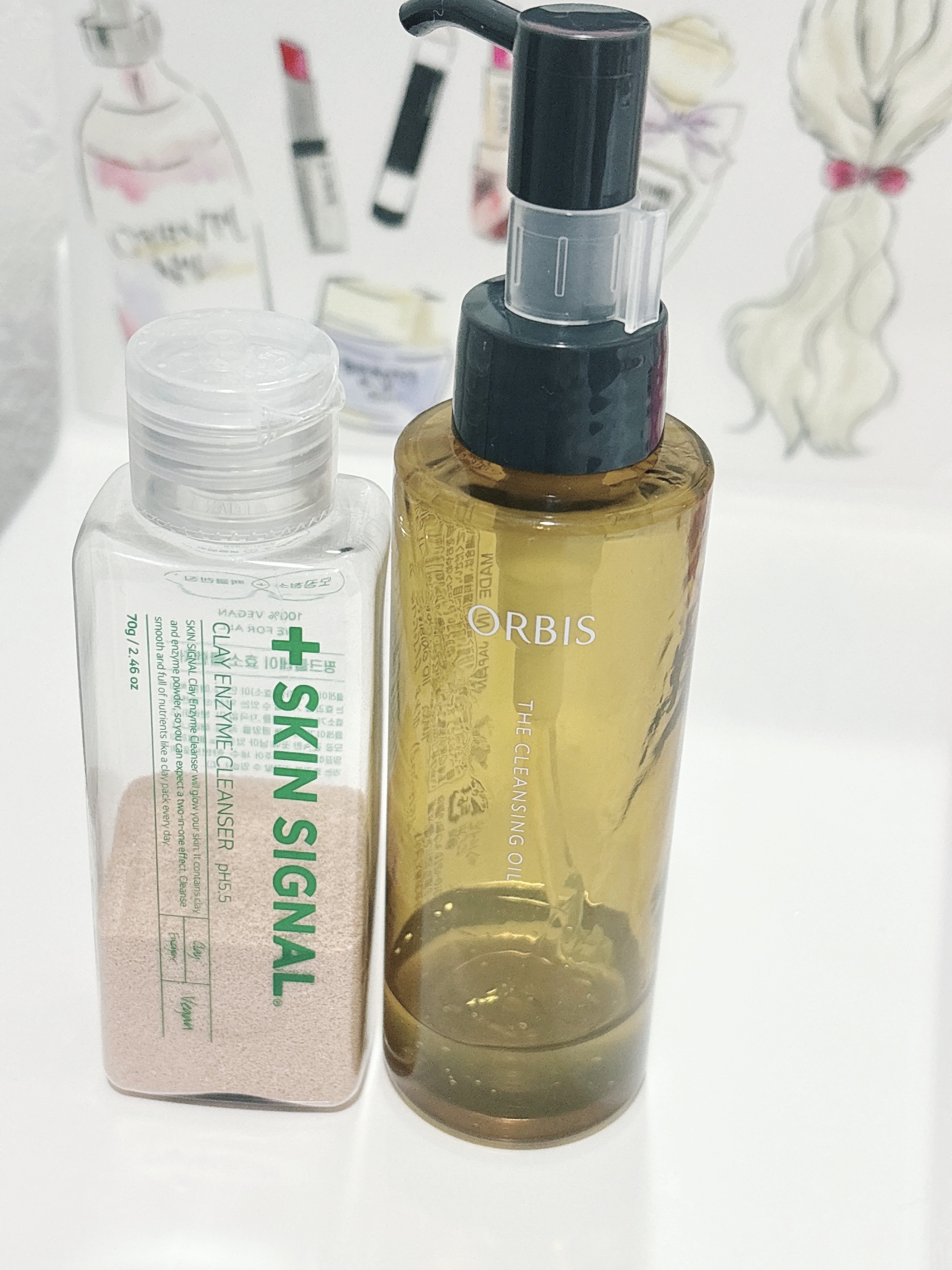 ピンククレイ酵素クレンザー/SKIN SIGNAL/洗顔パウダーを使ったクチコミ（1枚目）