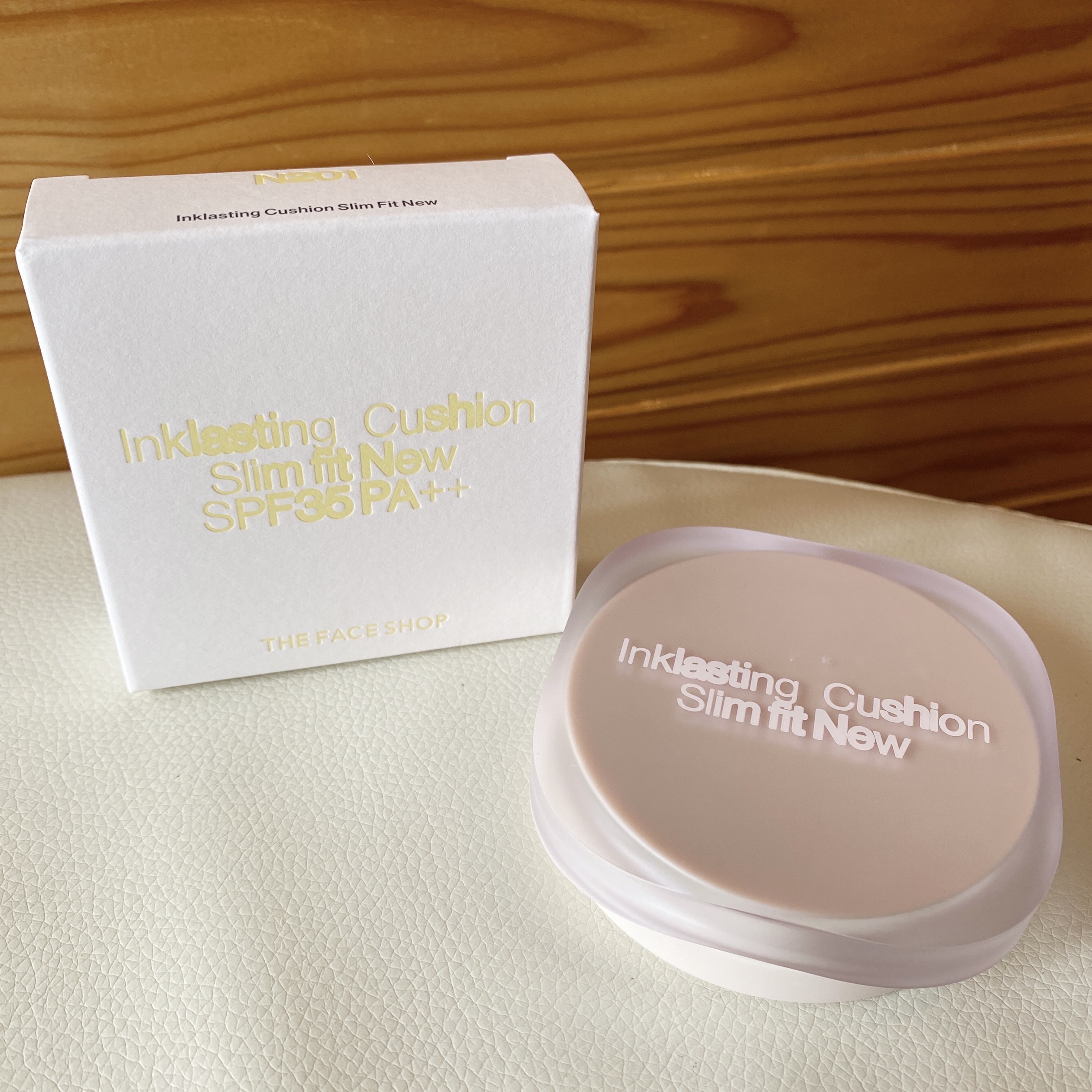 インクラスティングクッションファンデーション/THE FACE SHOP/クッションファンデーションを使ったクチコミ（1枚目）