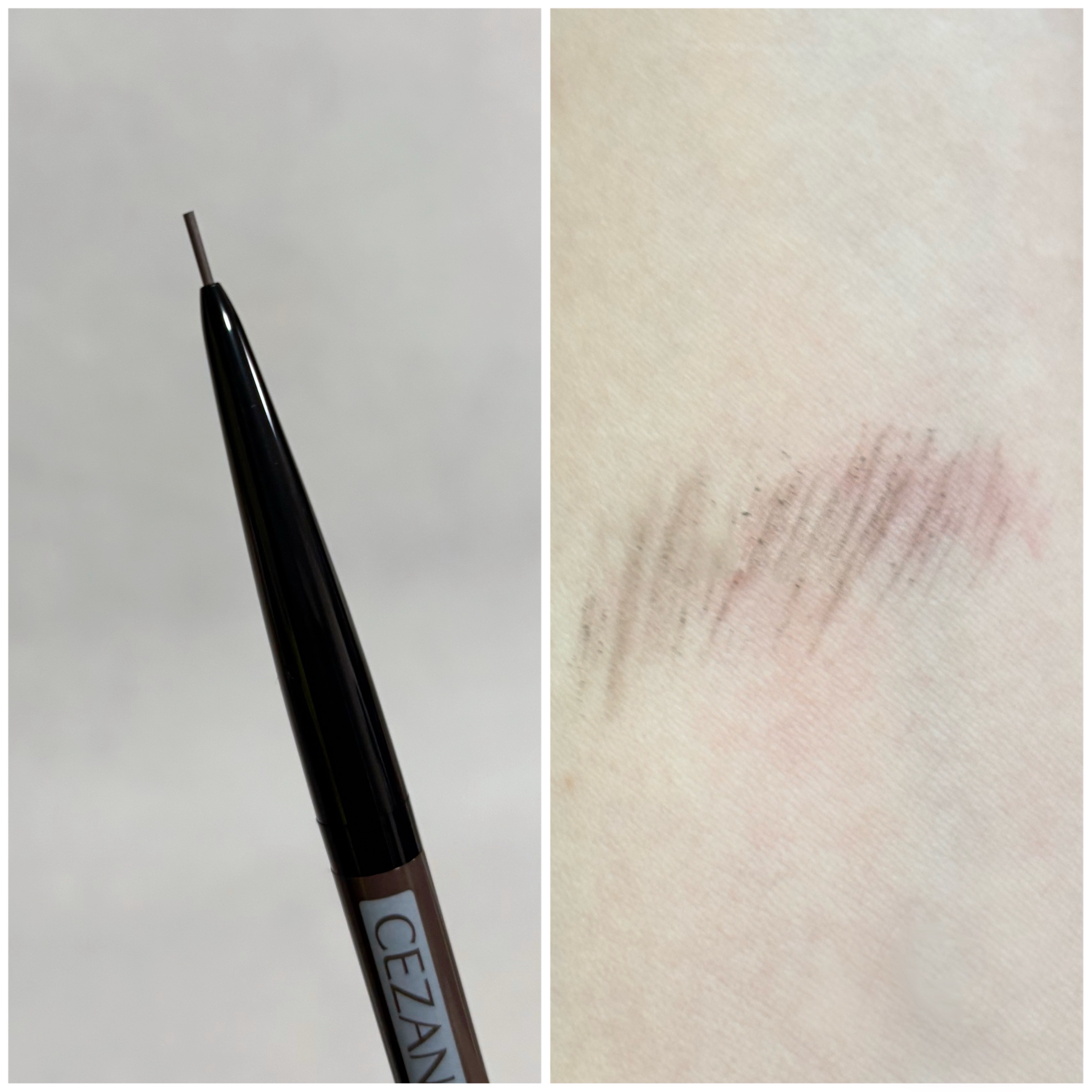 超細芯アイブロウ/CEZANNE/アイブロウペンシルを使ったクチコミ（2枚目）
