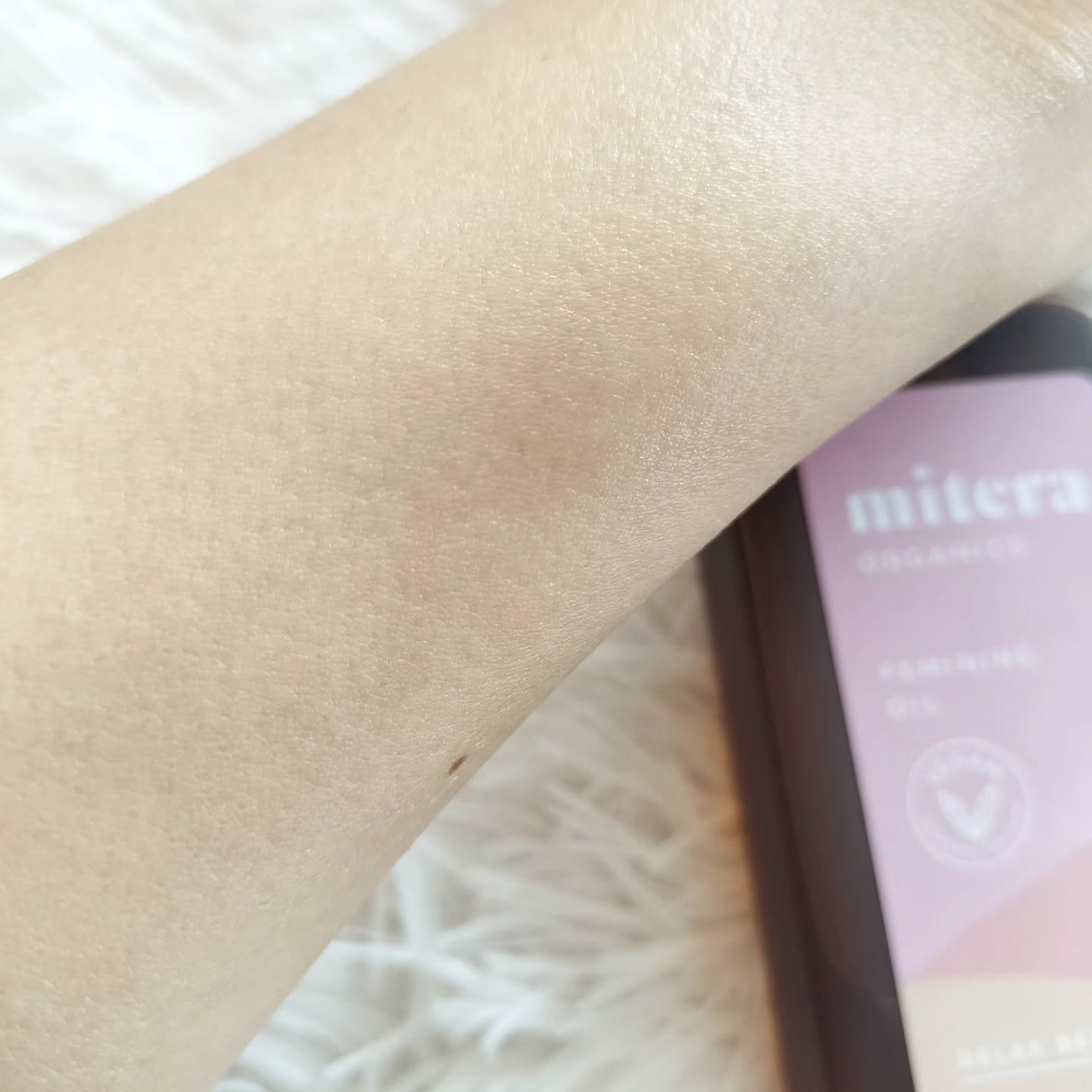 mitera organics フェミニンンオイル 微香性 - リラックスベルガモットの香り -/mitera organics/デリケートゾーンケアを使ったクチコミ(3枚目)