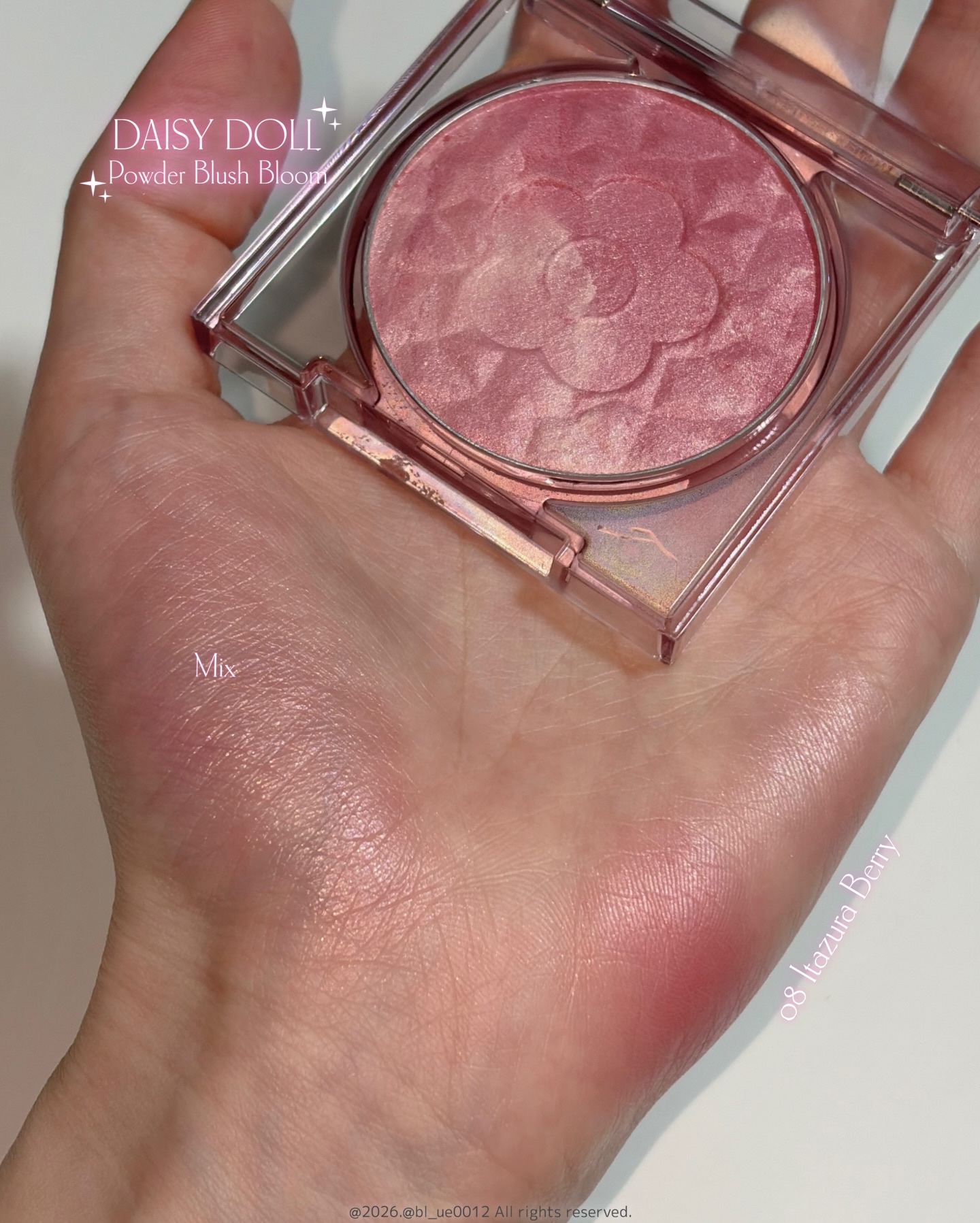 デイジードール パウダー ブラッシュ ブルーム/DAISY DOLL by MARY QUANT/パウダーチークを使ったクチコミ（3枚目）