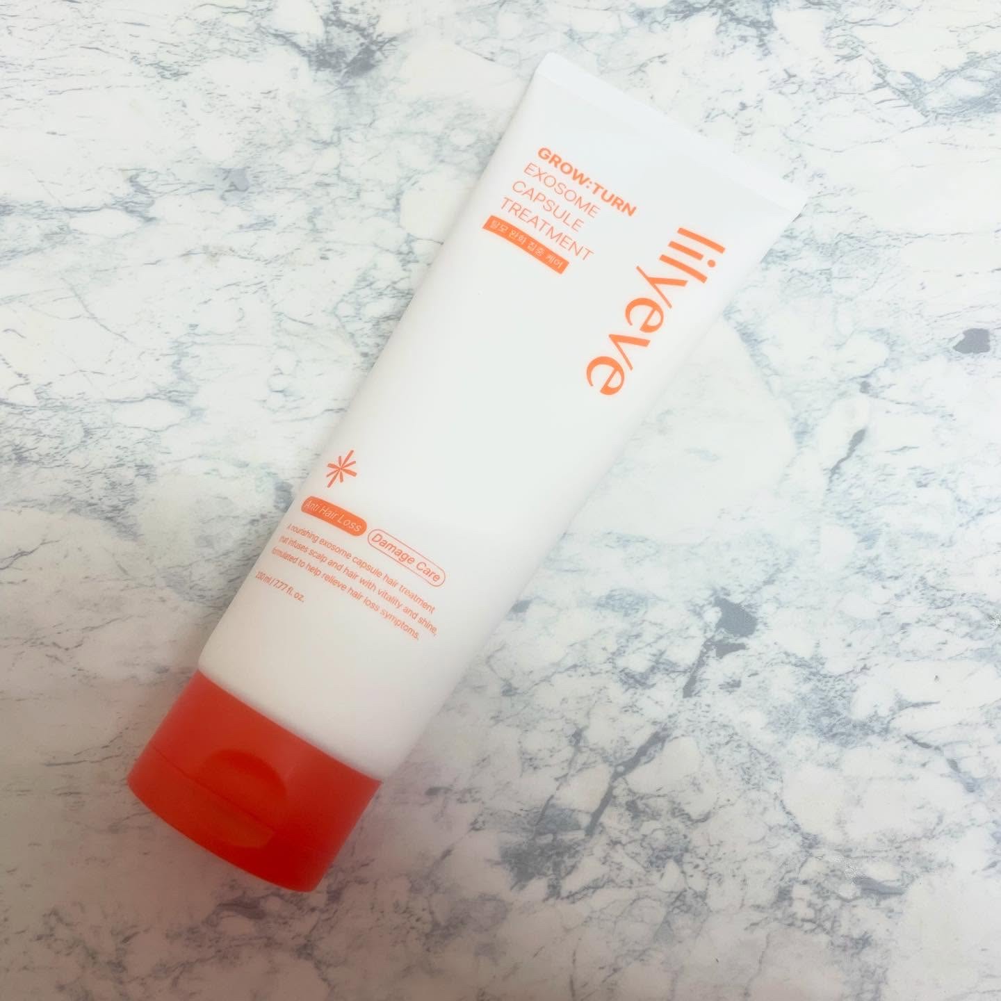 グローターン エクソソーム カプセル トリートメン/リリーイブ/洗い流すヘアトリートメントを使ったクチコミ（1枚目）