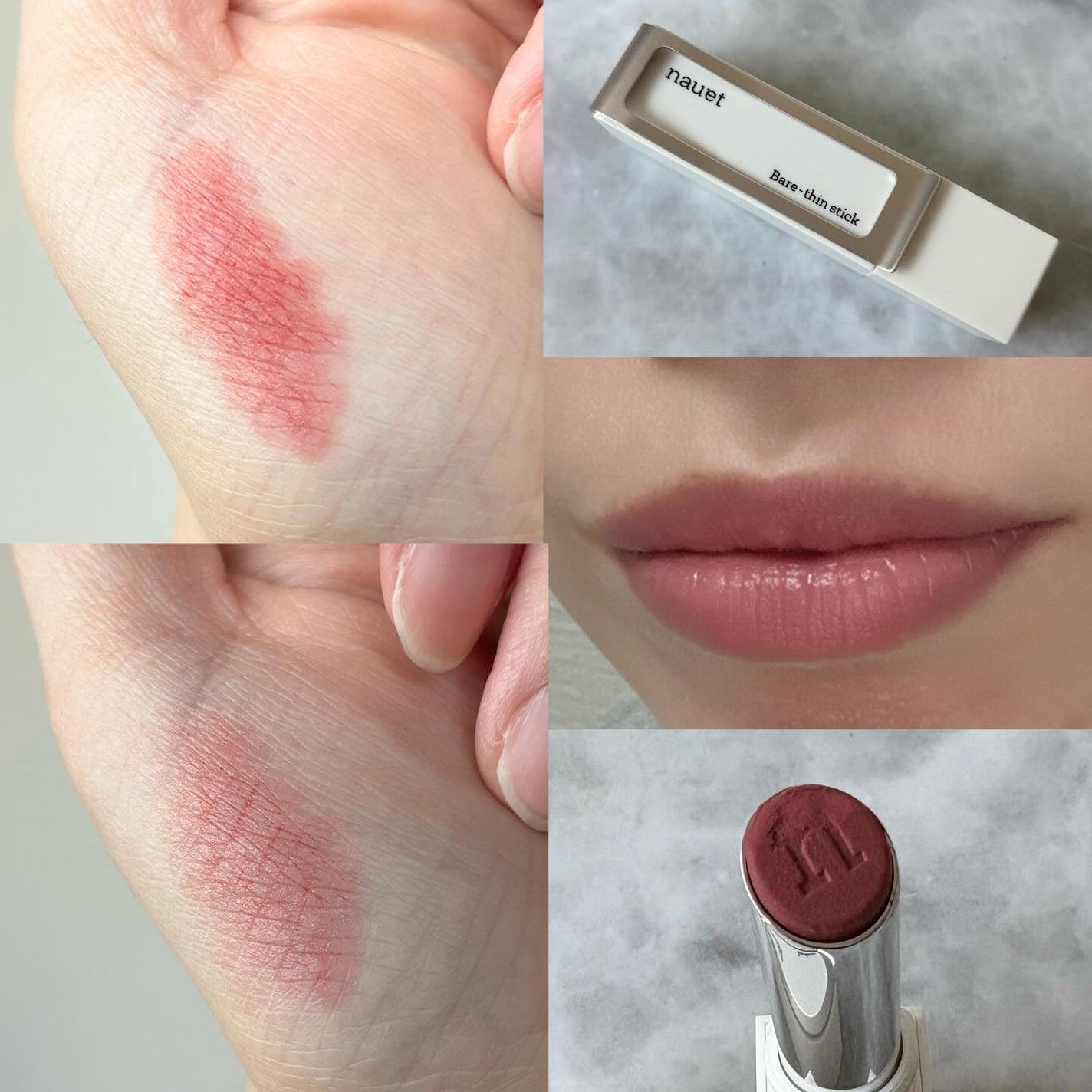ベアシンスティック/nauet/口紅を使ったクチコミ(3枚目)
