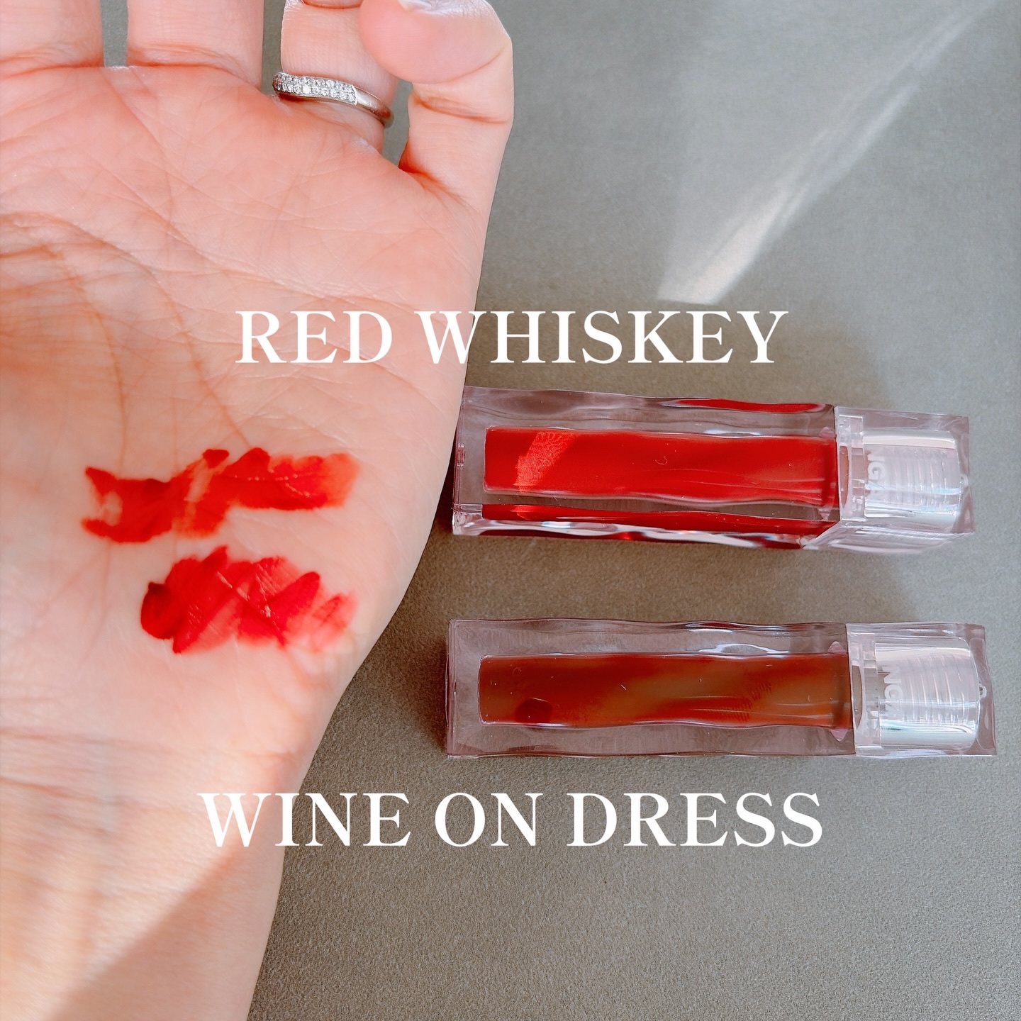 ブラーリングベルベットマットティント/INGA/リップティントを使ったクチコミ（2枚目）