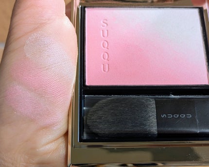 ブラーリング カラー ブラッシュ/SUQQU/パウダーチークを使ったクチコミ(4枚目)