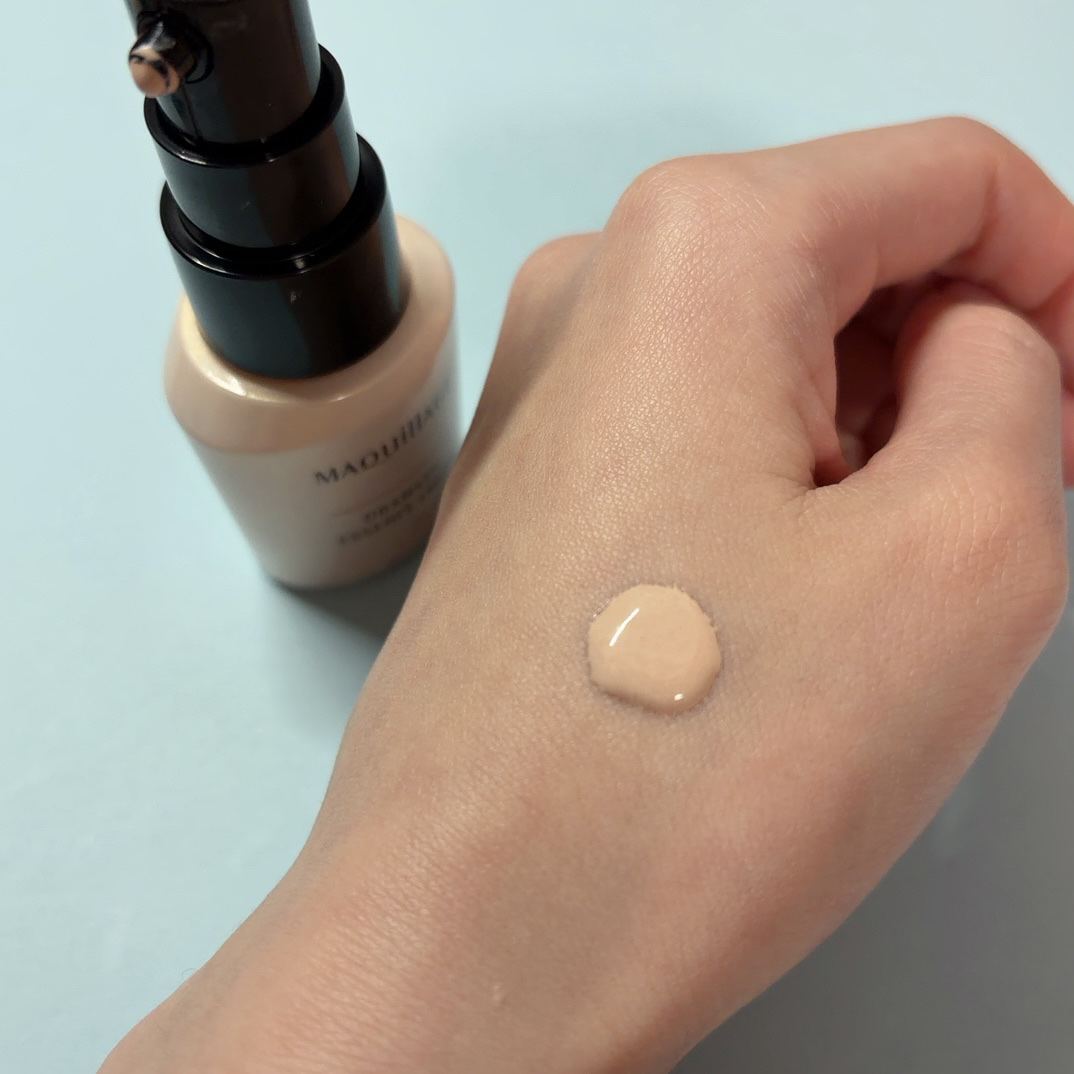 ドラマティックエッセンスリキッド/マキアージュ/リキッドファンデーションを使ったクチコミ（2枚目）