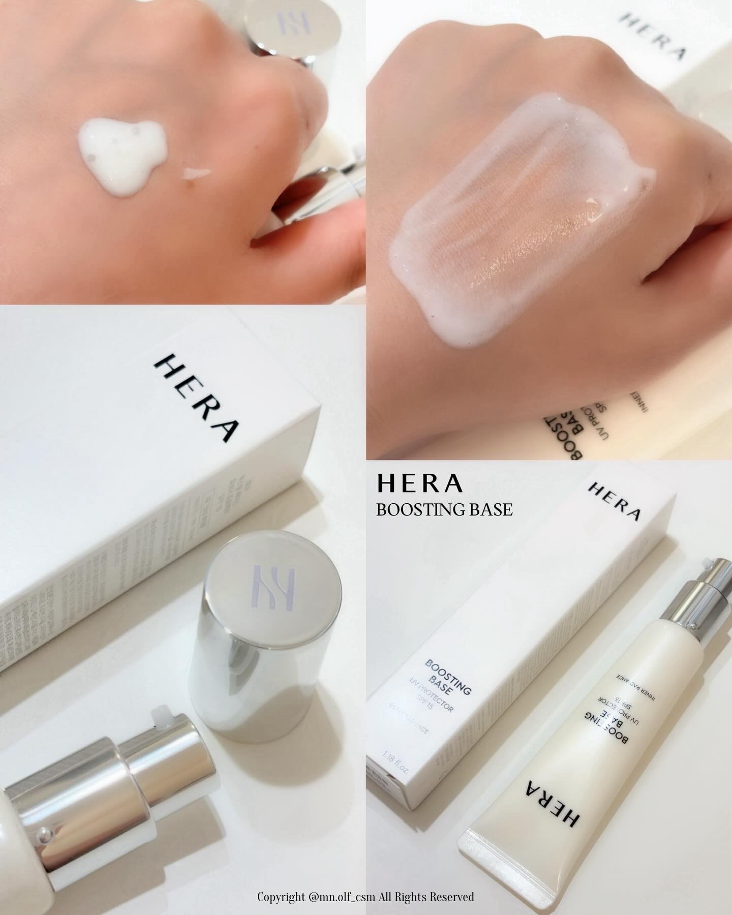 HERA リフレクション スキングロウファンデーションのクチコミ「‎ ⠀

HERA
BOOSTING BASE
REFLECTION SKIN GLOW

提.....」（3枚目）