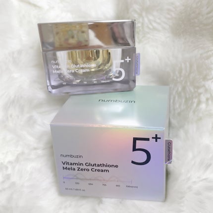 5番 白玉グルタチオンCメラゼロクリーム/numbuzin/フェイスクリームを使ったクチコミ(1枚目)