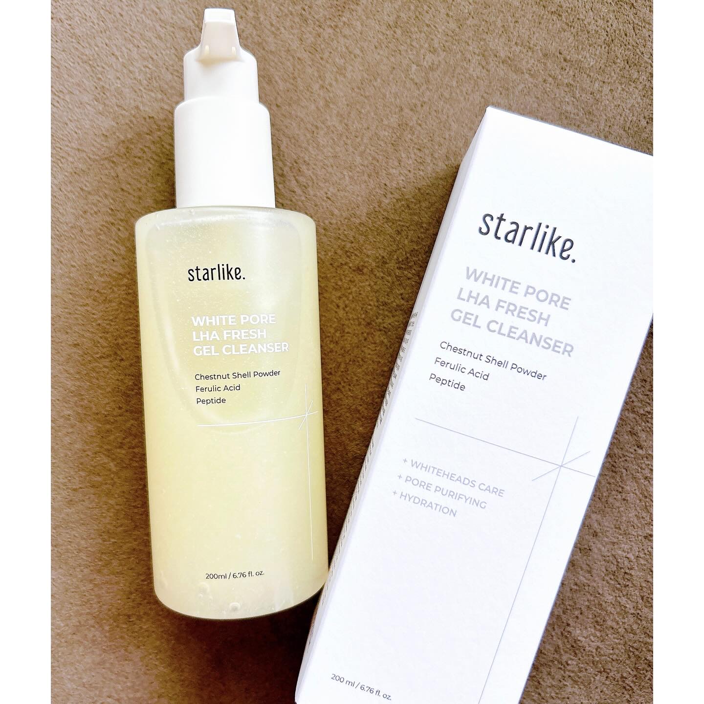 STARLIKE ホワイトポアLHAフレッシュジェルクレンザーのクチコミ「＊
starlike 🌟
ホワイトポア LHA フレッシュジェルクレンザー💭

ホワイトヘッド.....」（2枚目）