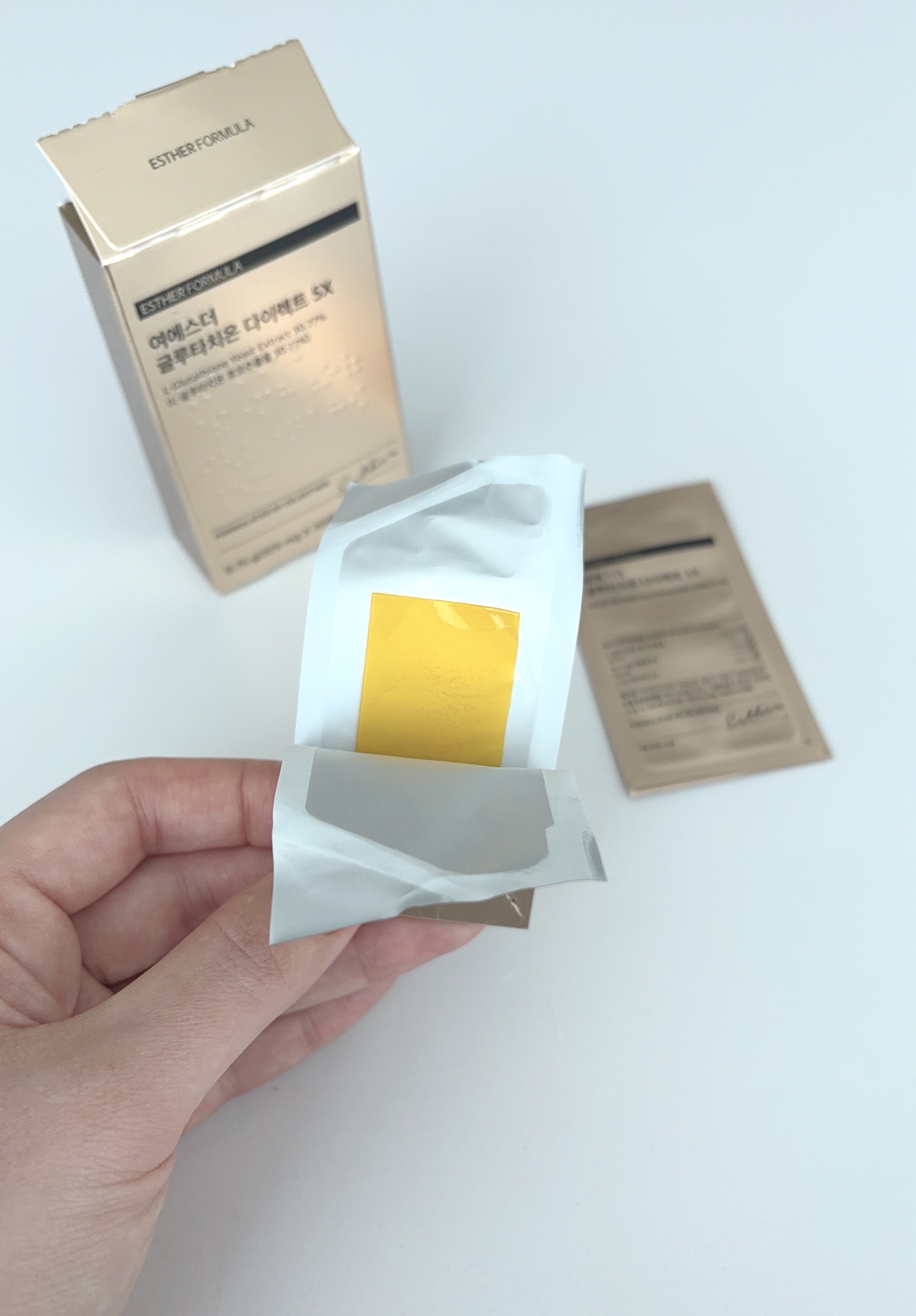 ヨエスターグルタチオンダイレクト５X/ESTHER FORMULA/美容サプリメントを使ったクチコミ（2枚目）