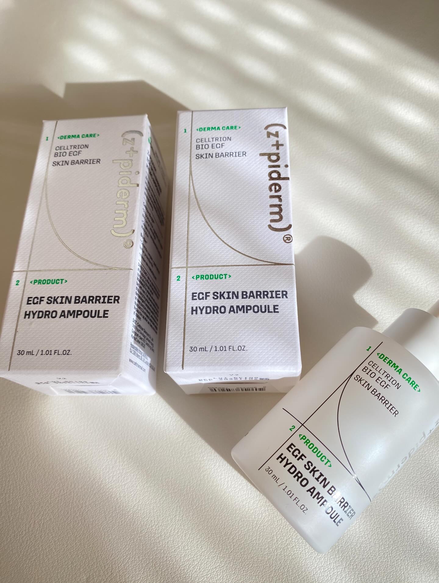 EGFスキンバリアハイドロアンプル/z+piderm/美容液を使ったクチコミ（1枚目）