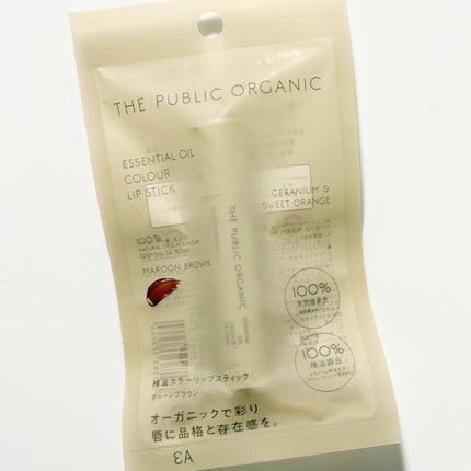 ザ パブリック オーガニック 精油カラーリップスティック/THE PUBLIC ORGANIC/リップクリームを使ったクチコミ(6枚目)