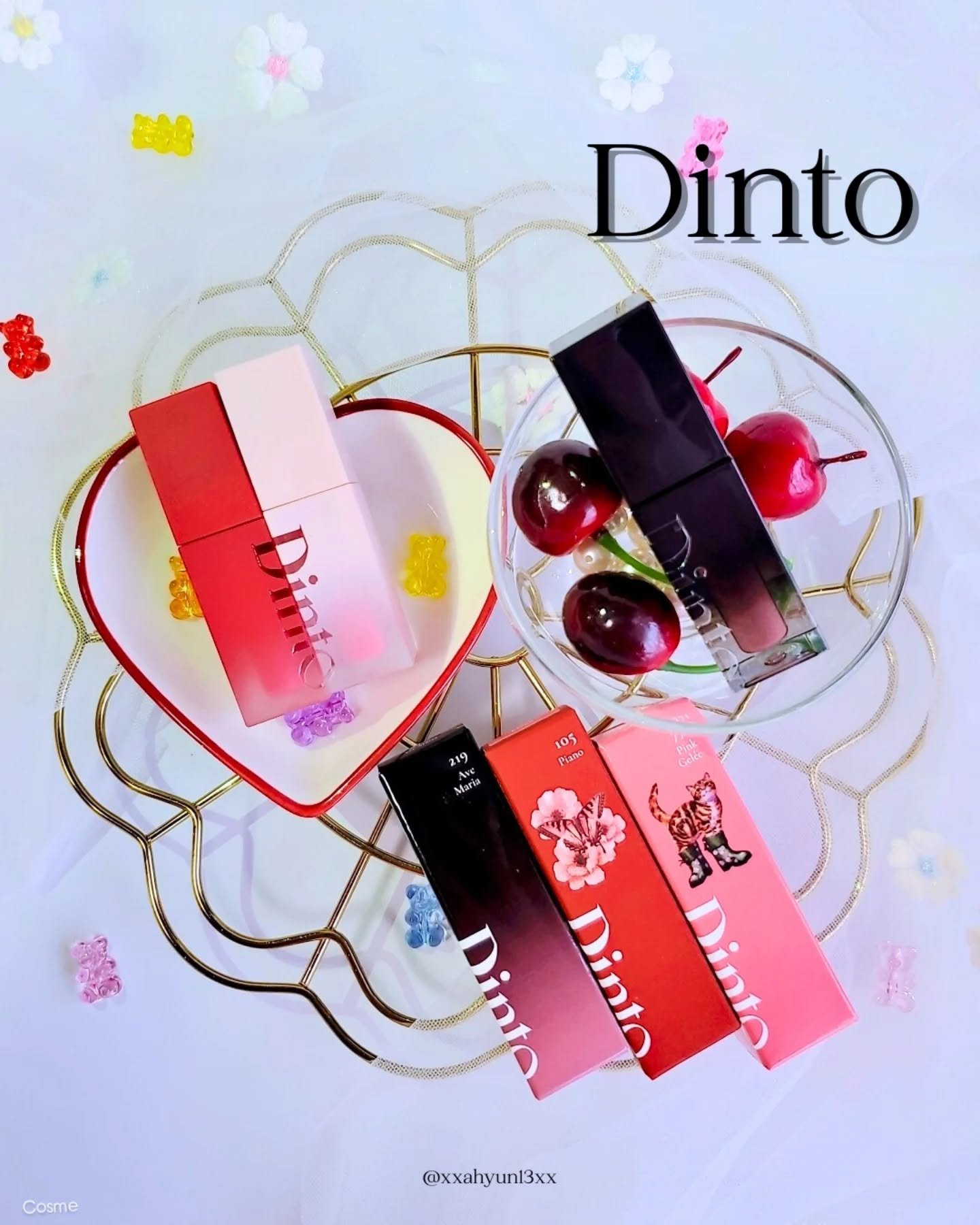 ブラーグロイリップティント/Dinto/リップティントを使ったクチコミ（1枚目）