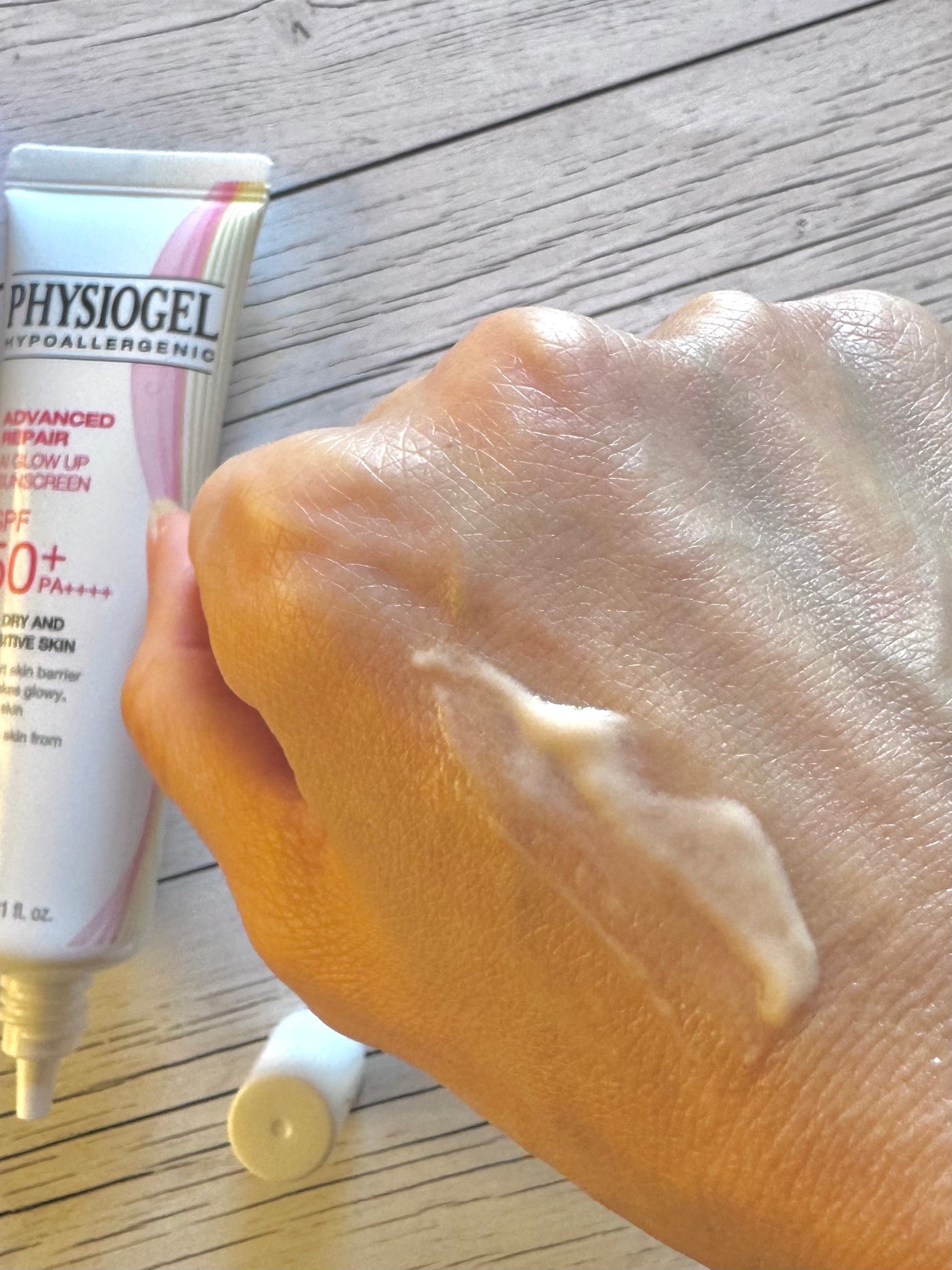 アドバンスドリペア AIグローアップ サンスクリーン/PHYSIOGEL/日焼け止めクリームを使ったクチコミ(3枚目)