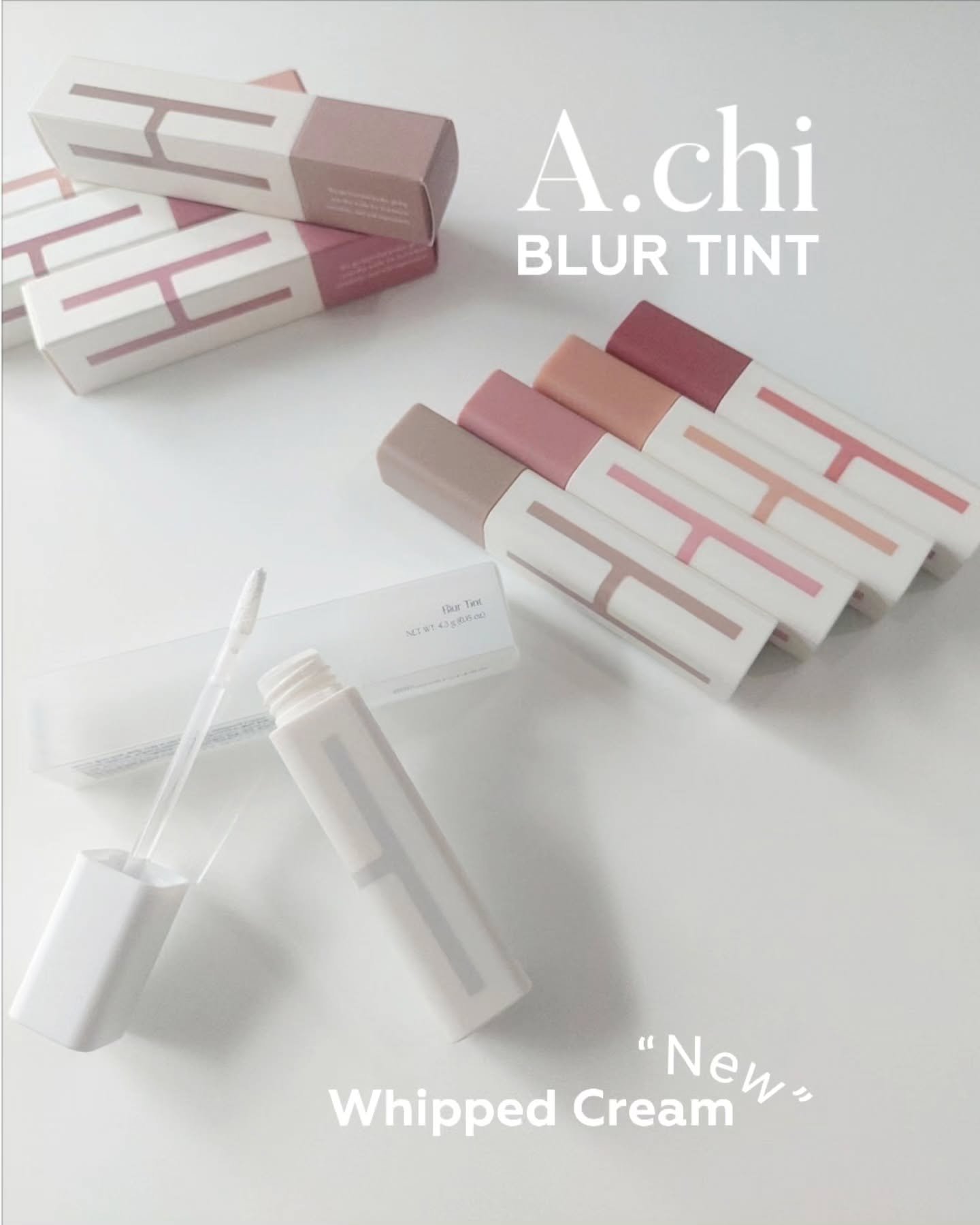 ブラーティント/A.chi/リップティントを使ったクチコミ（1枚目）