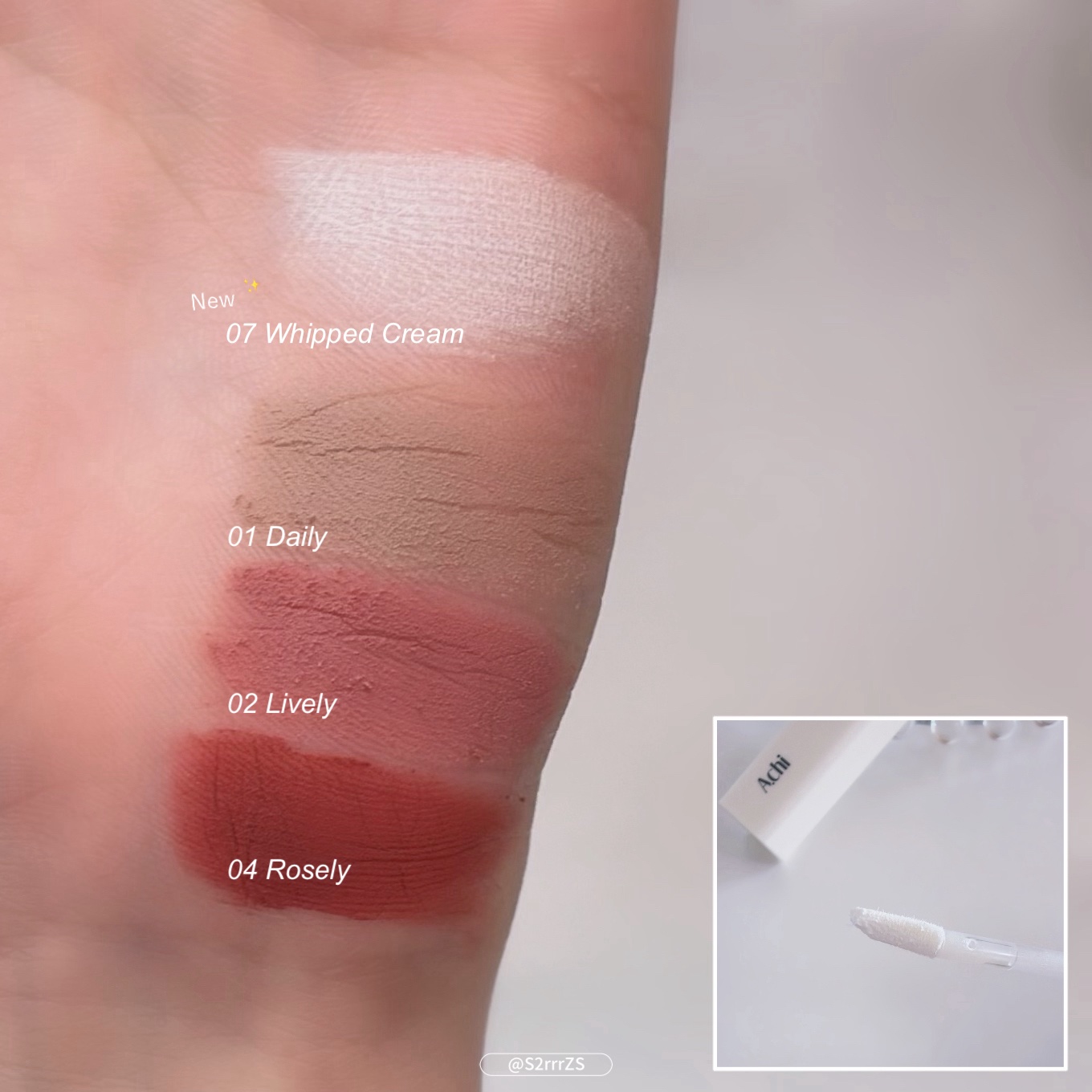 ブラーティント/A.chi/リップティントを使ったクチコミ（2枚目）