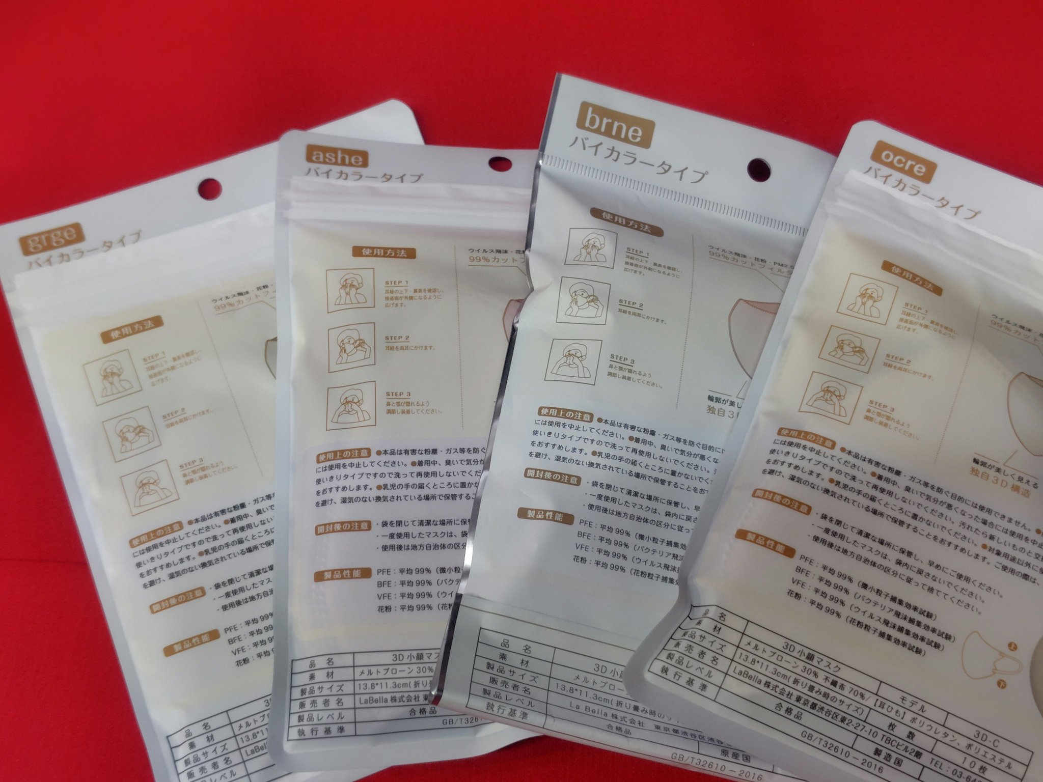 3Dフィットマスク バイカラータイプ/CICIBELLA/マスクを使ったクチコミ（2枚目）