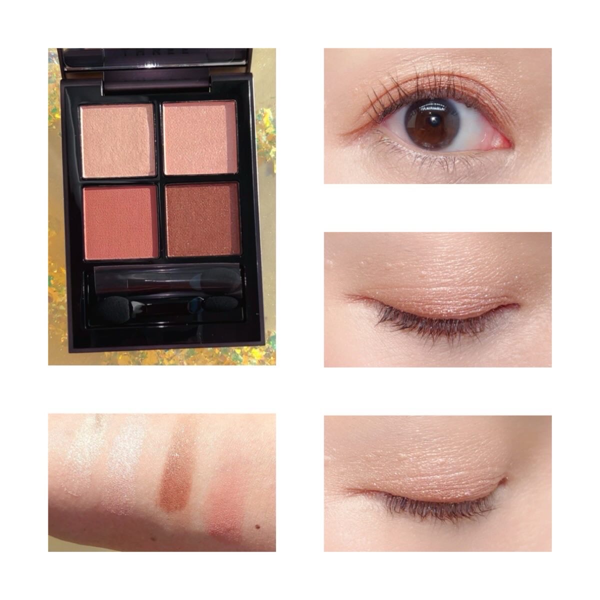 THREE スターゲージング アイシャドウクアッド/THREE/アイシャドウパレットを使ったクチコミ（2枚目）