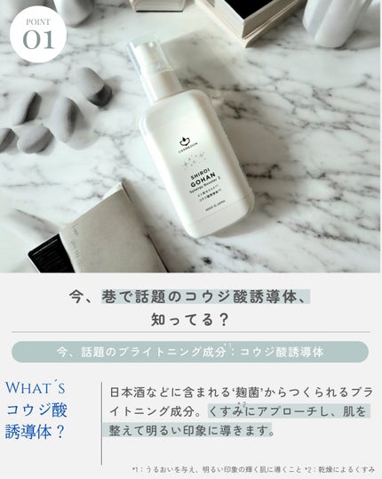 ゴハン シナジー ブースター/COSMEDON/オールインワン化粧品を使ったクチコミ(2枚目)