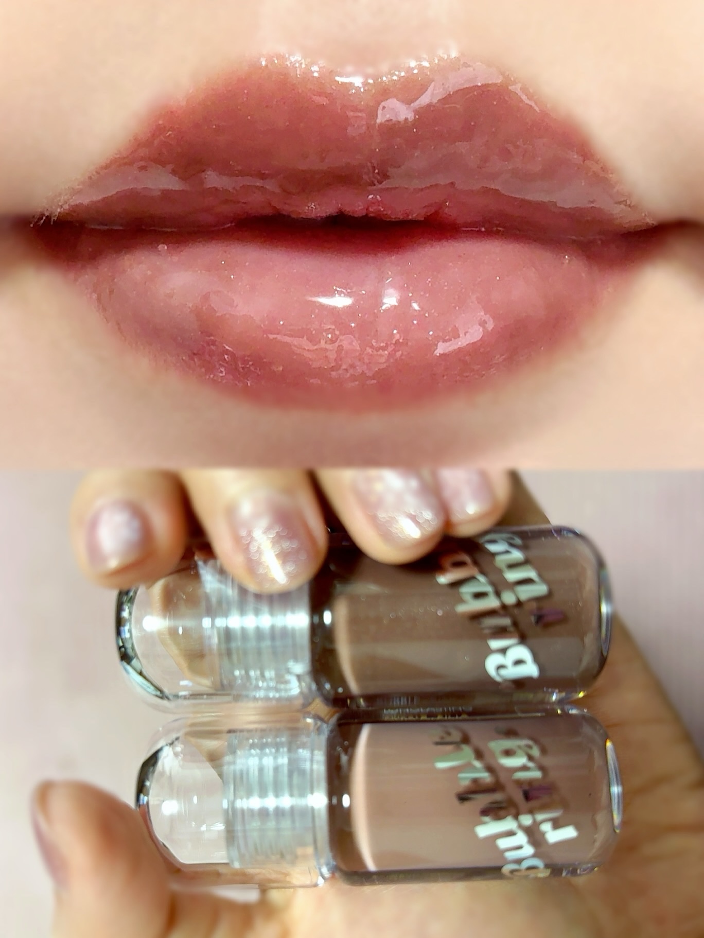 ロングラスティング バブルリングガムグロス/LUNA/リップグロスを使ったクチコミ（2枚目）