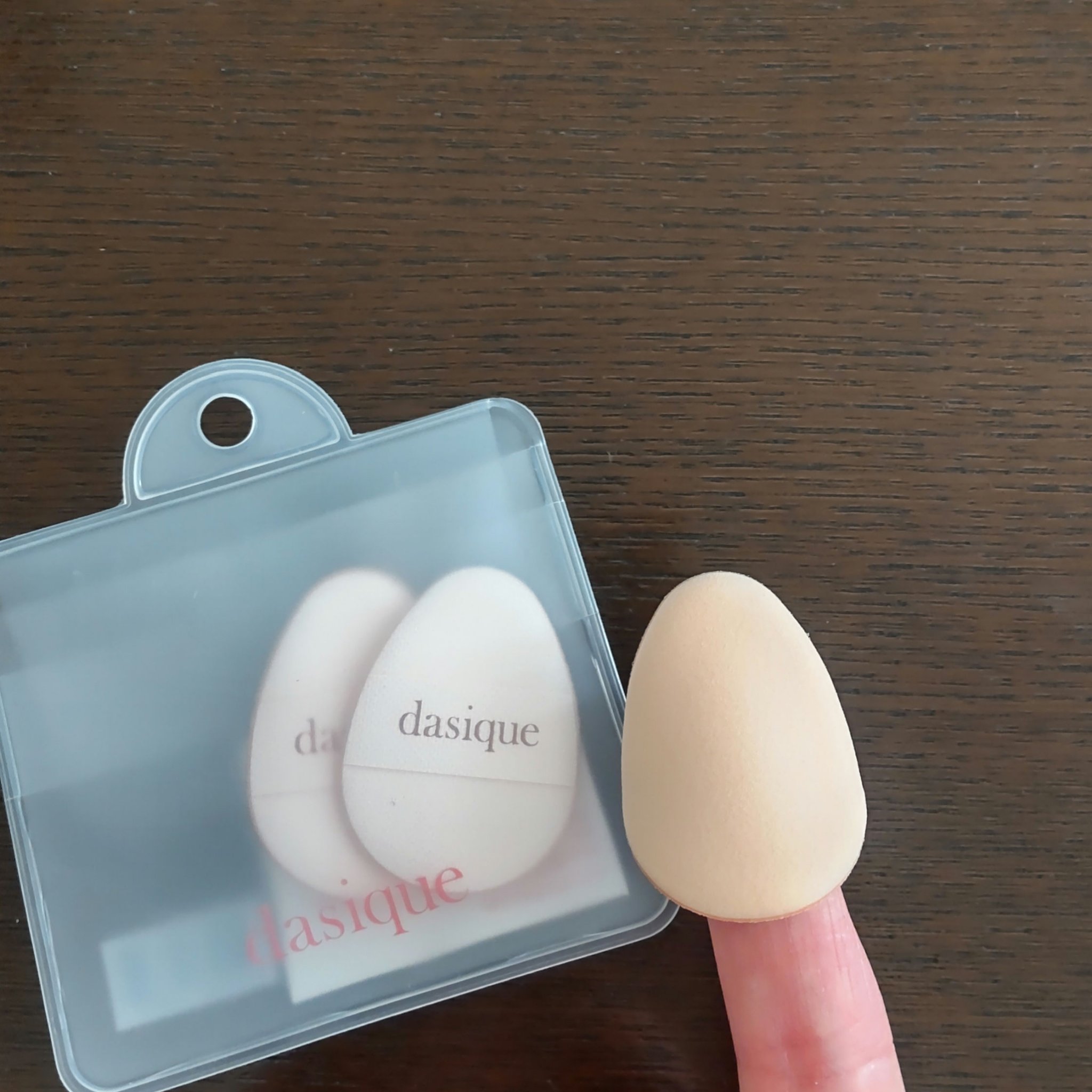 フィンガーパフ　3個入り/dasique/パフ・スポンジを使ったクチコミ（2枚目）