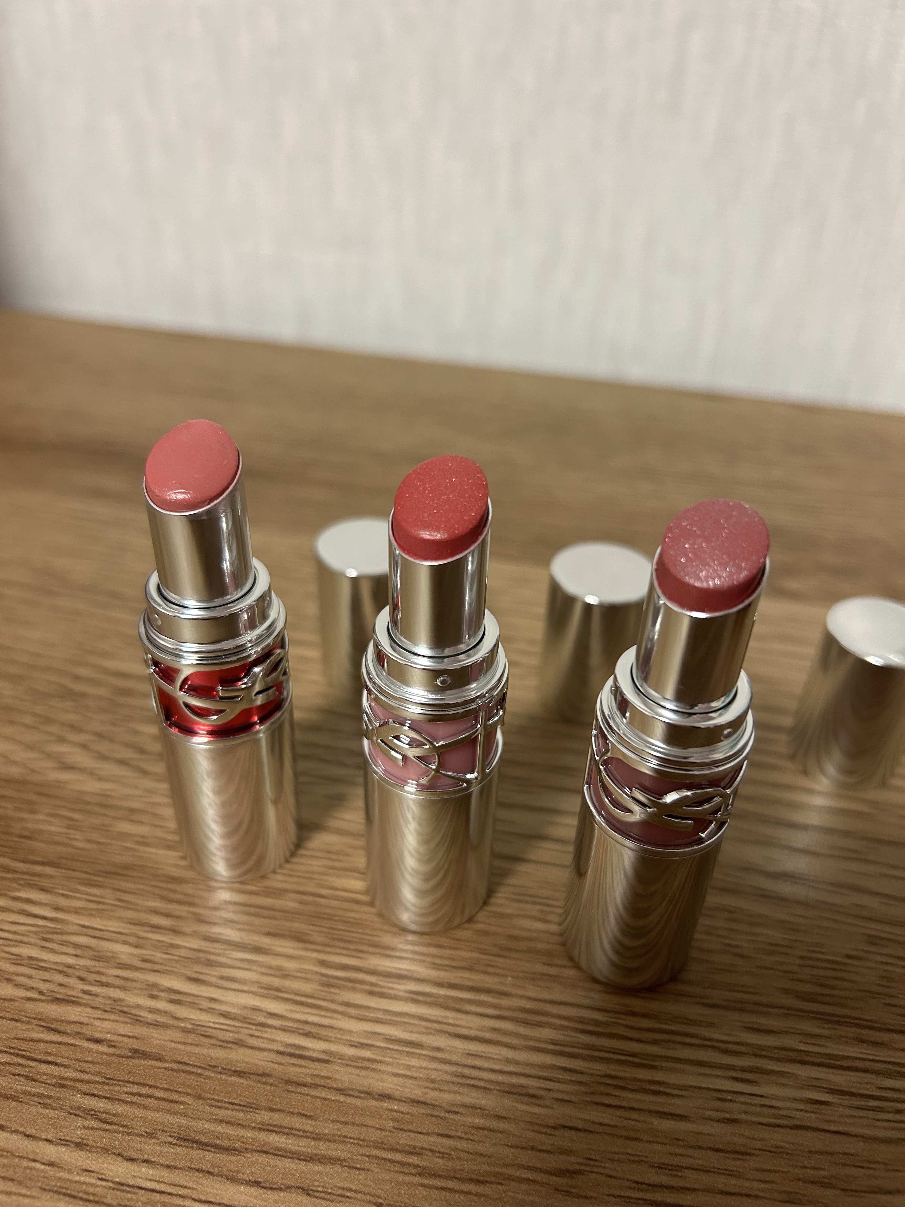 YSL ラブシャイン キャンディグレーズ/YVES SAINT LAURENT BEAUTE/口紅を使ったクチコミ（2枚目）