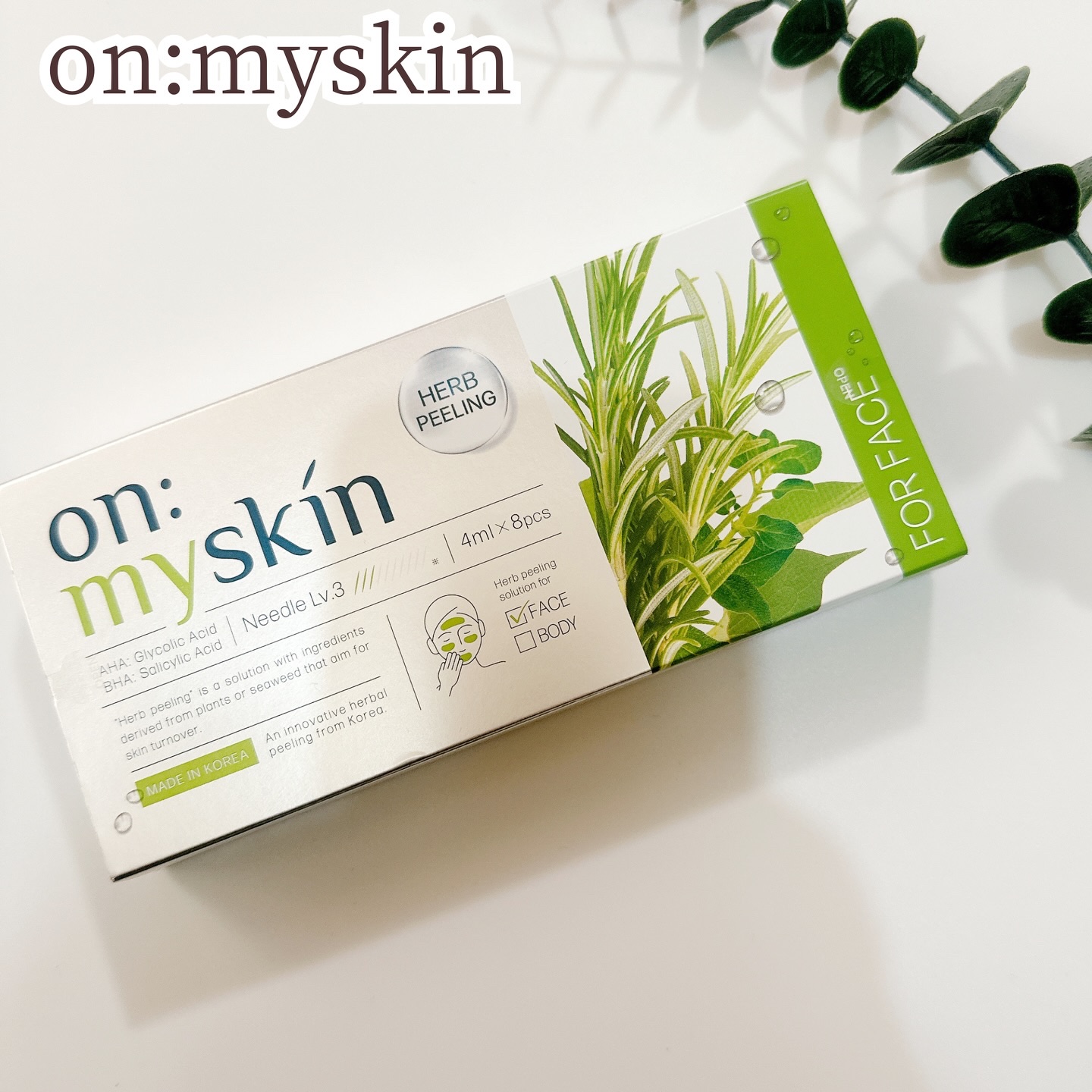 ハーブピーリング/on:myskin/ピーリングを使ったクチコミ（1枚目）