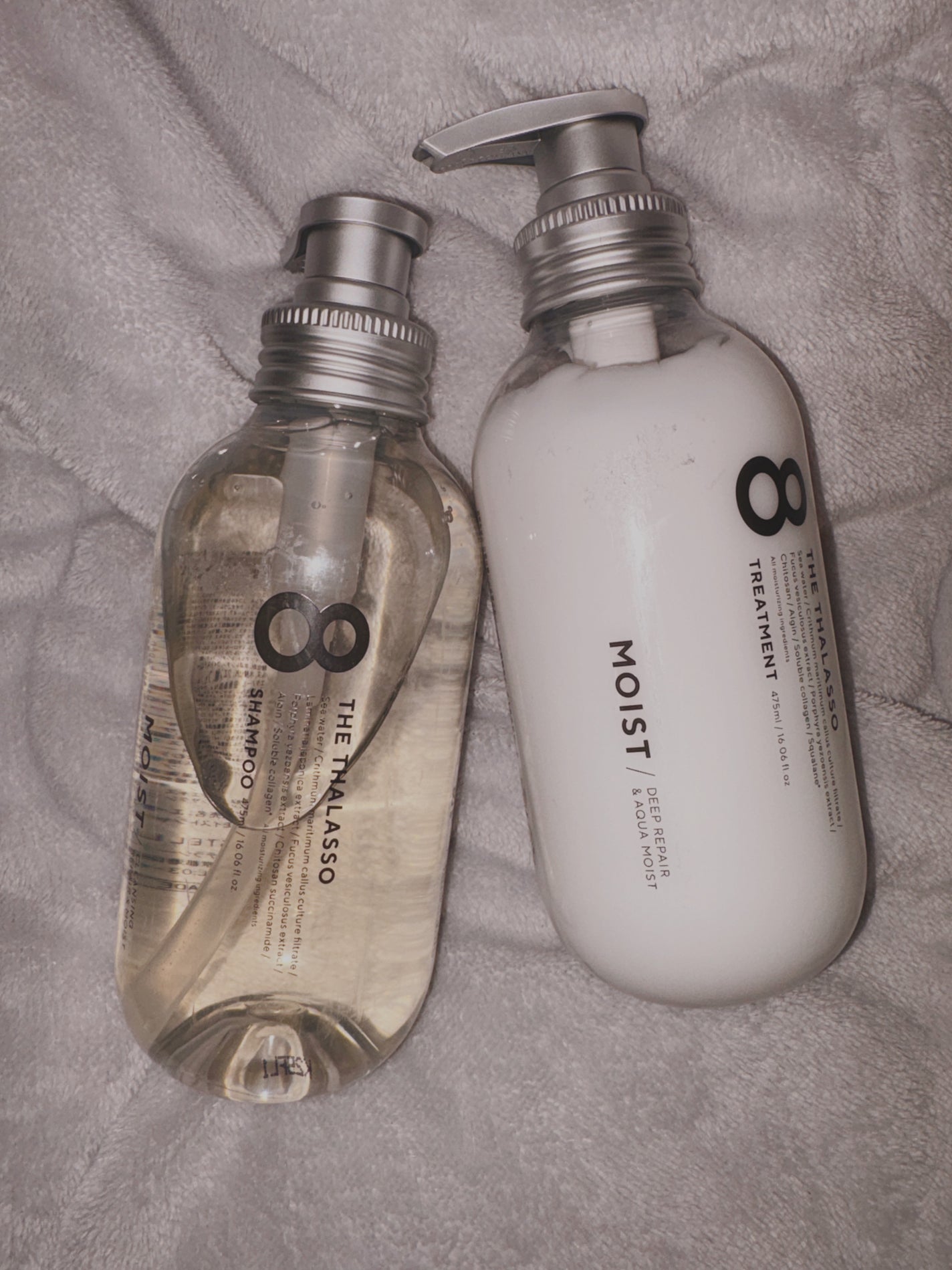 エイトザタラソ クレンジングリペア&モイスト 美容液シャンプー/ディープリペア&アクアモイスト 美容液トリートメント/エイトザタラソ/市販シャンプーを使ったクチコミ(1枚目)