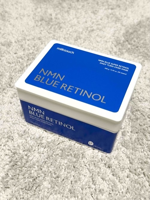 NMNブルースーパーレチノールデイリーターンオーバーマスク/Milk Touch/シートマスク・パックを使ったクチコミ（2枚目）