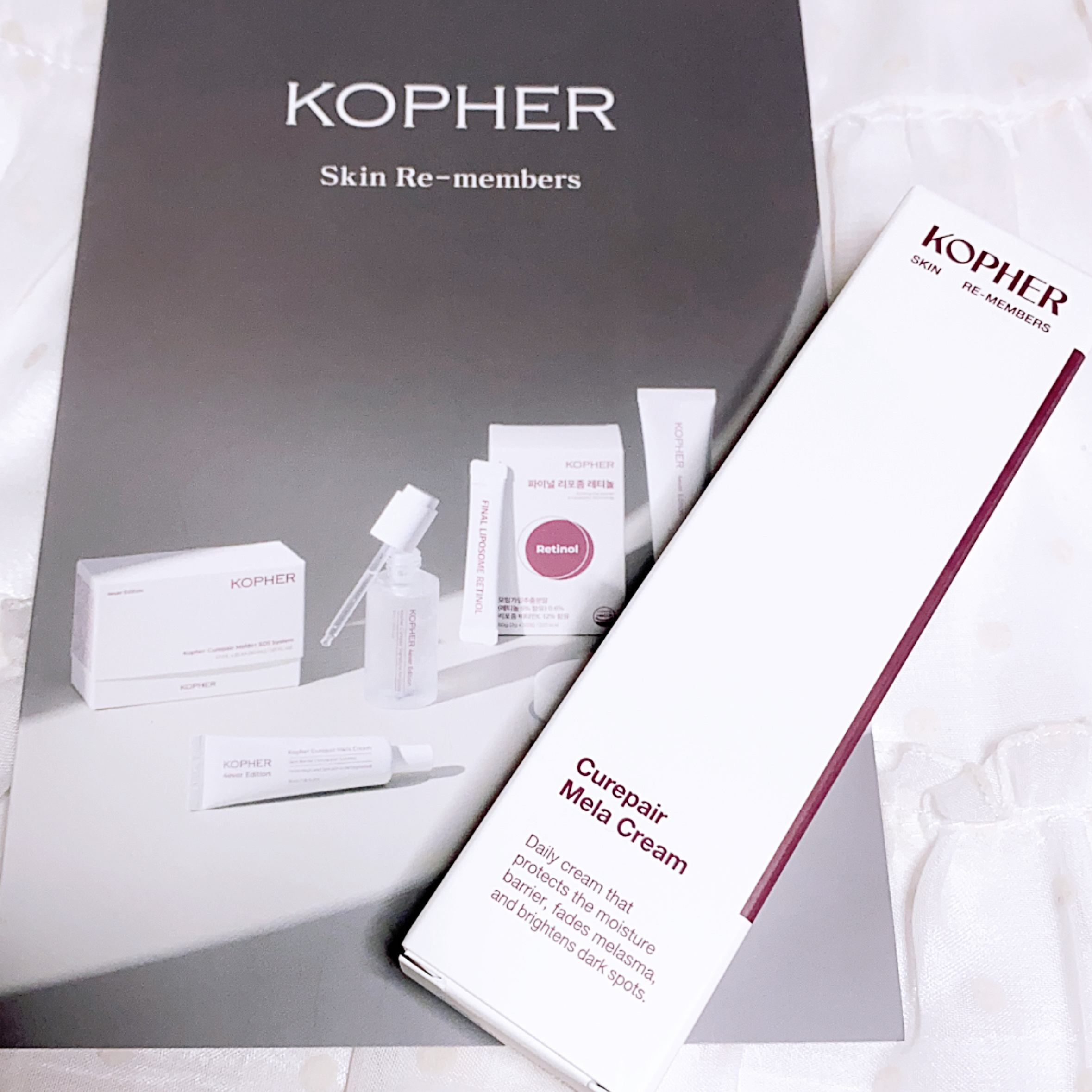 CUREPAIR MELA CREAM /KOPHER/フェイスクリームを使ったクチコミ（3枚目）