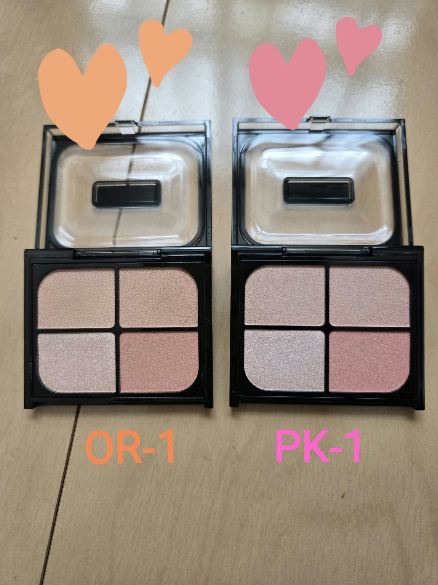 バウンシーチークシャドウ/KATE/マルチパレットを使ったクチコミ(4枚目)