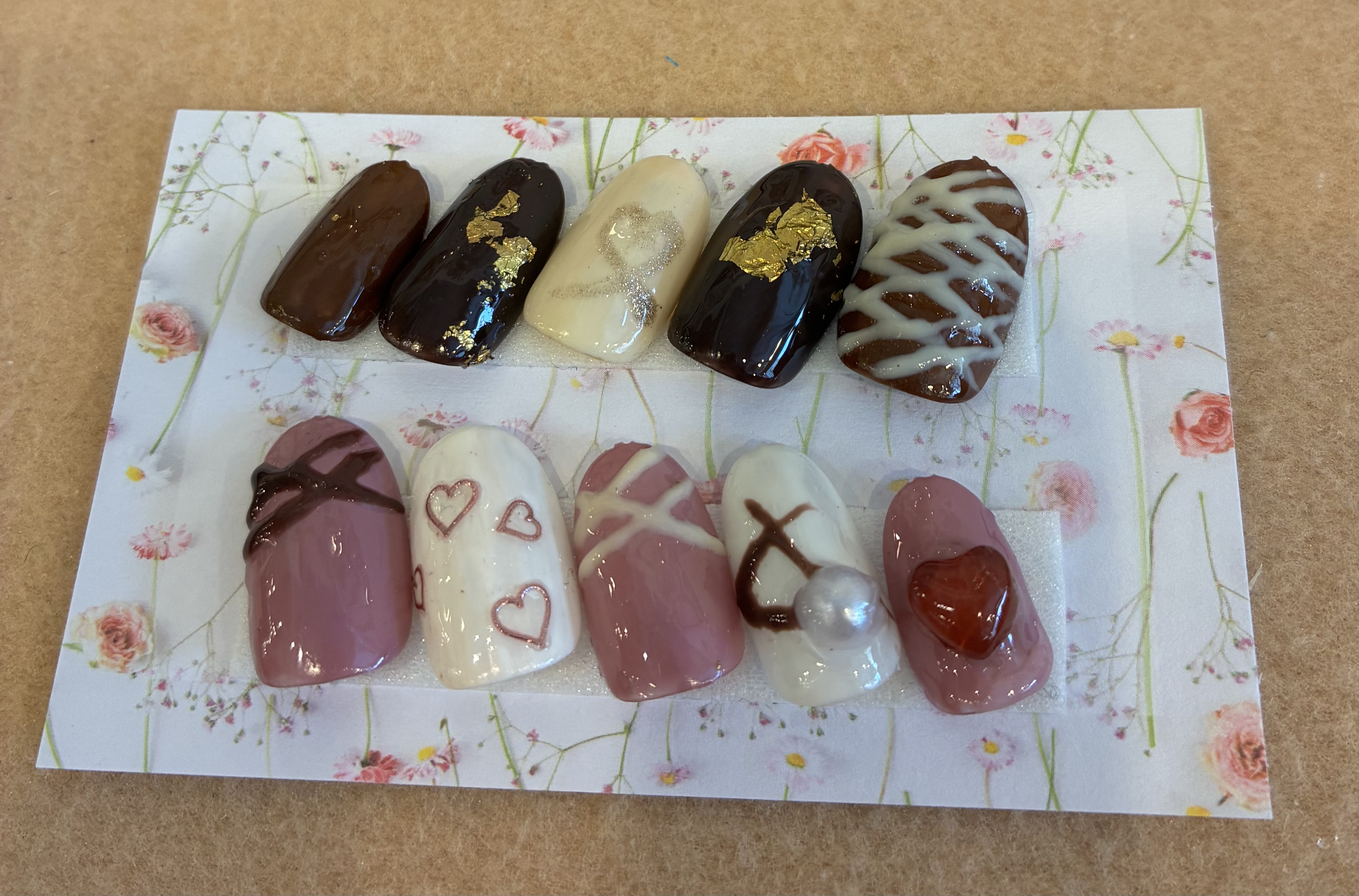 アイシングジェルネイル/セリア/ジェルネイルを使ったクチコミ（1枚目）