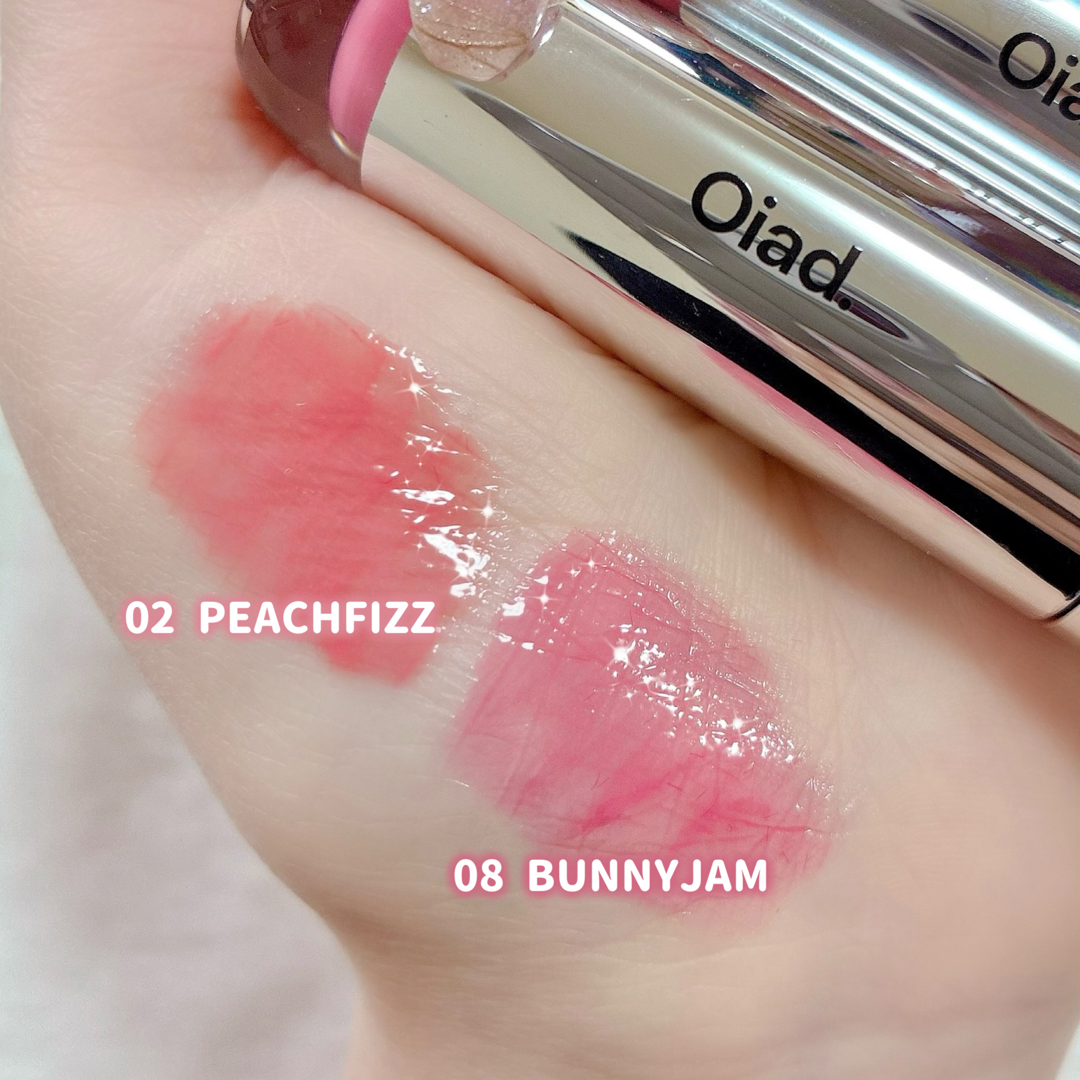 スレインハイパーグロウ/oiad/口紅を使ったクチコミ（2枚目）