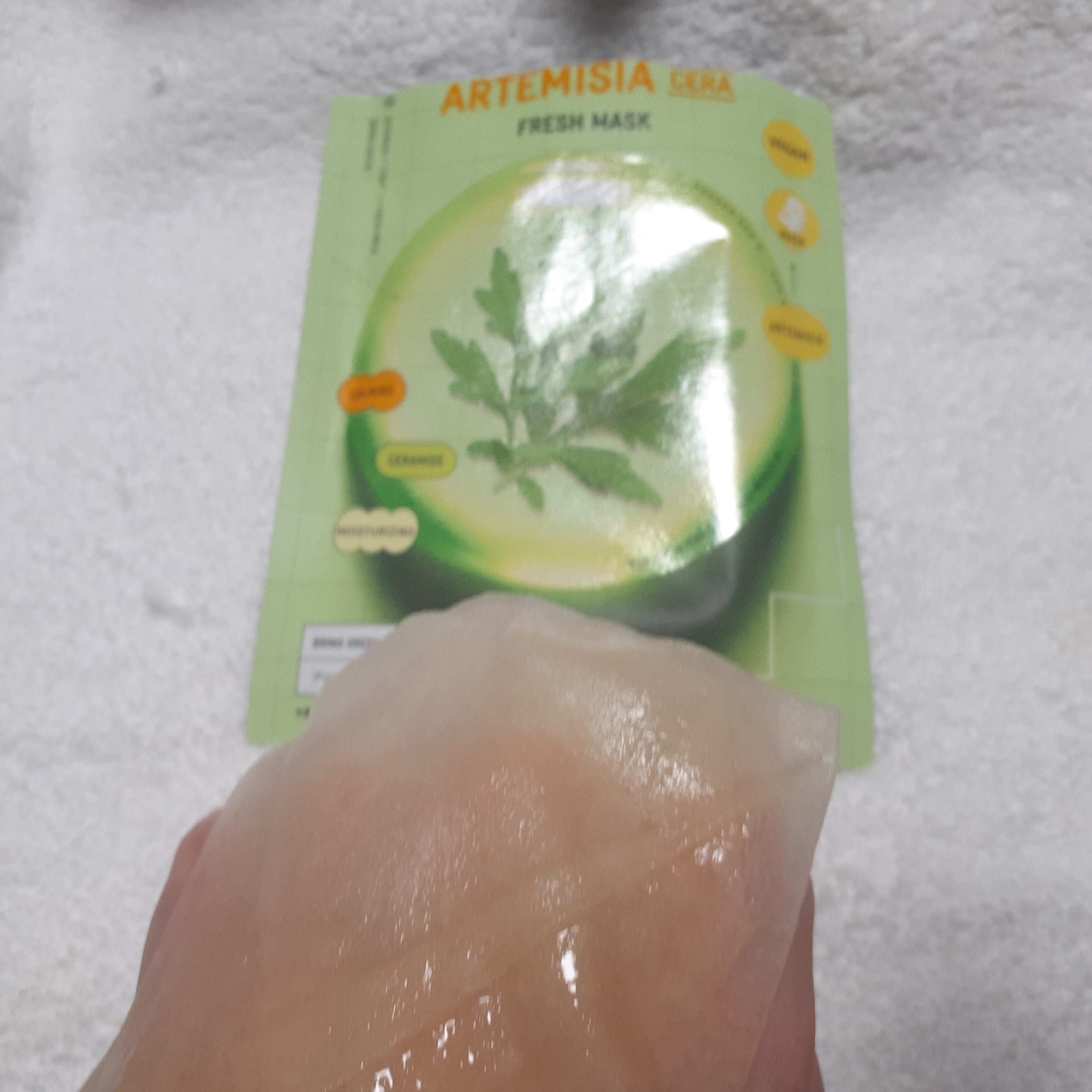  アルテミシアフレッシュマスク/BRINGGREEN/シートマスク・パックを使ったクチコミ（3枚目）